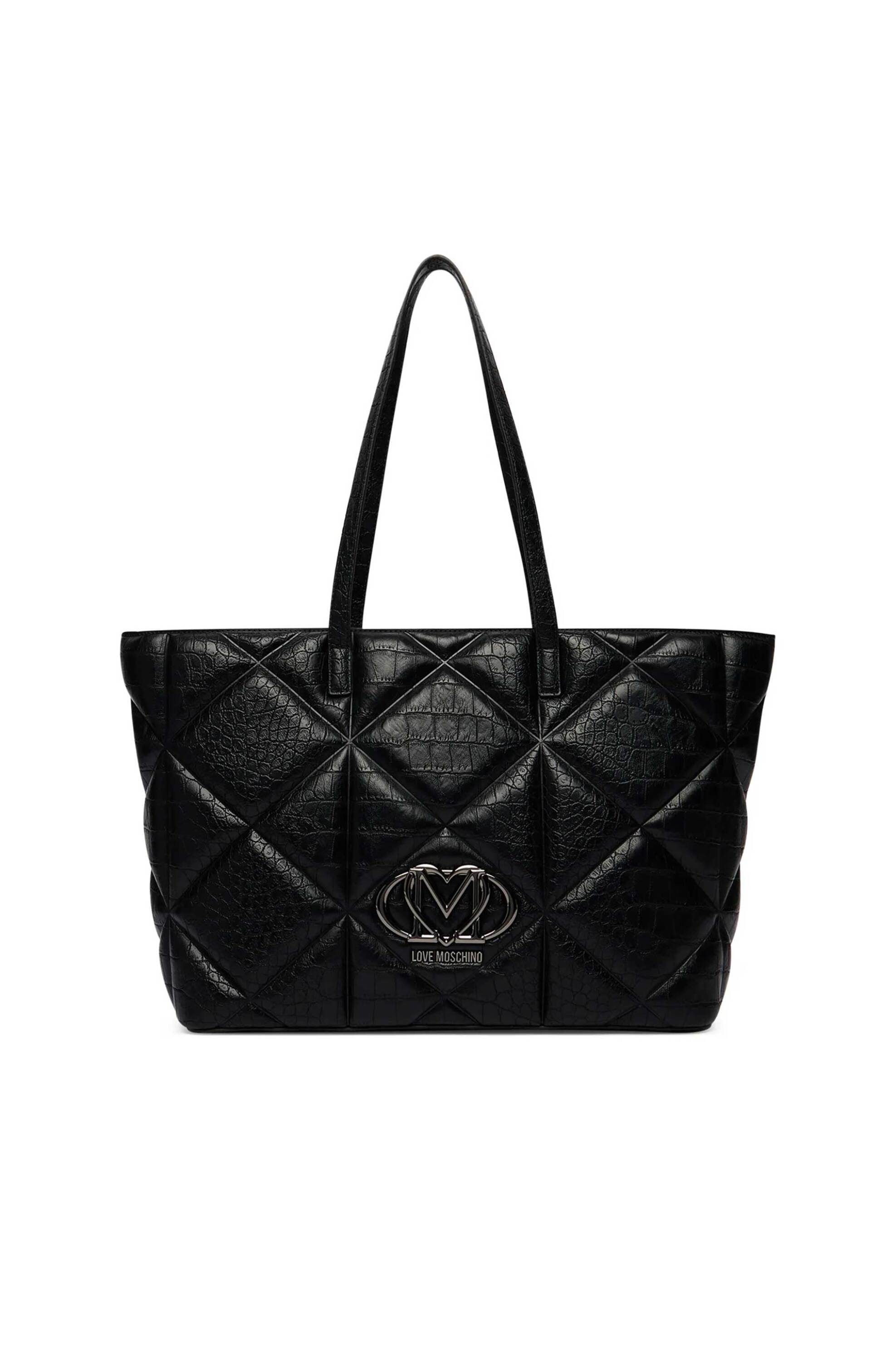 Love Moschino γυναικεία τσάντα ώμου tote καπιτονέ - JC4120PP1PLF1 Μαύρο