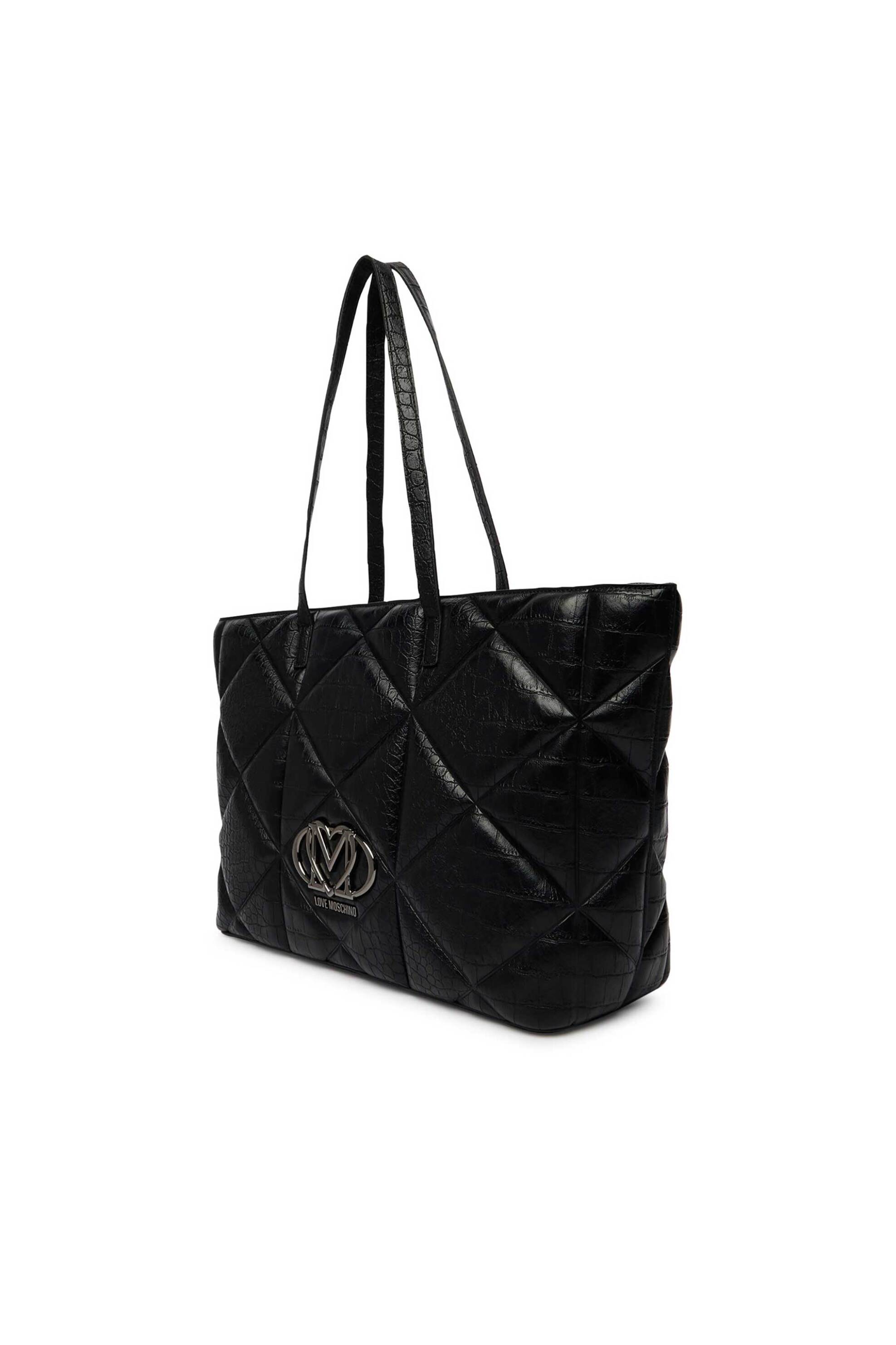 Love Moschino γυναικεία τσάντα ώμου tote καπιτονέ - JC4120PP1PLF1 Μαύρο