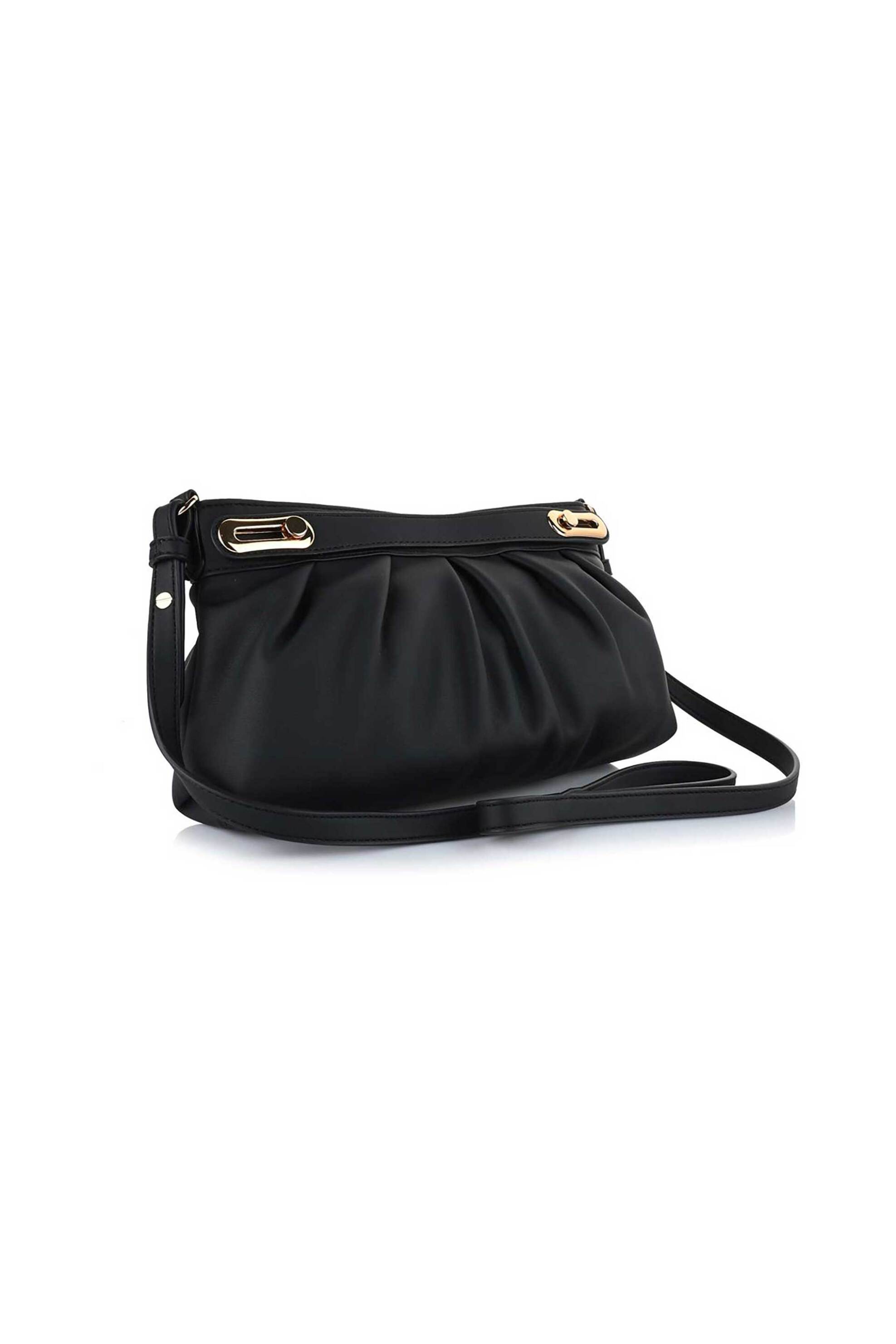 Love Moschino γυναικείο mini bag με μεταλλικό λογότυπο - JC4279PP0PKU0 Μαύρο