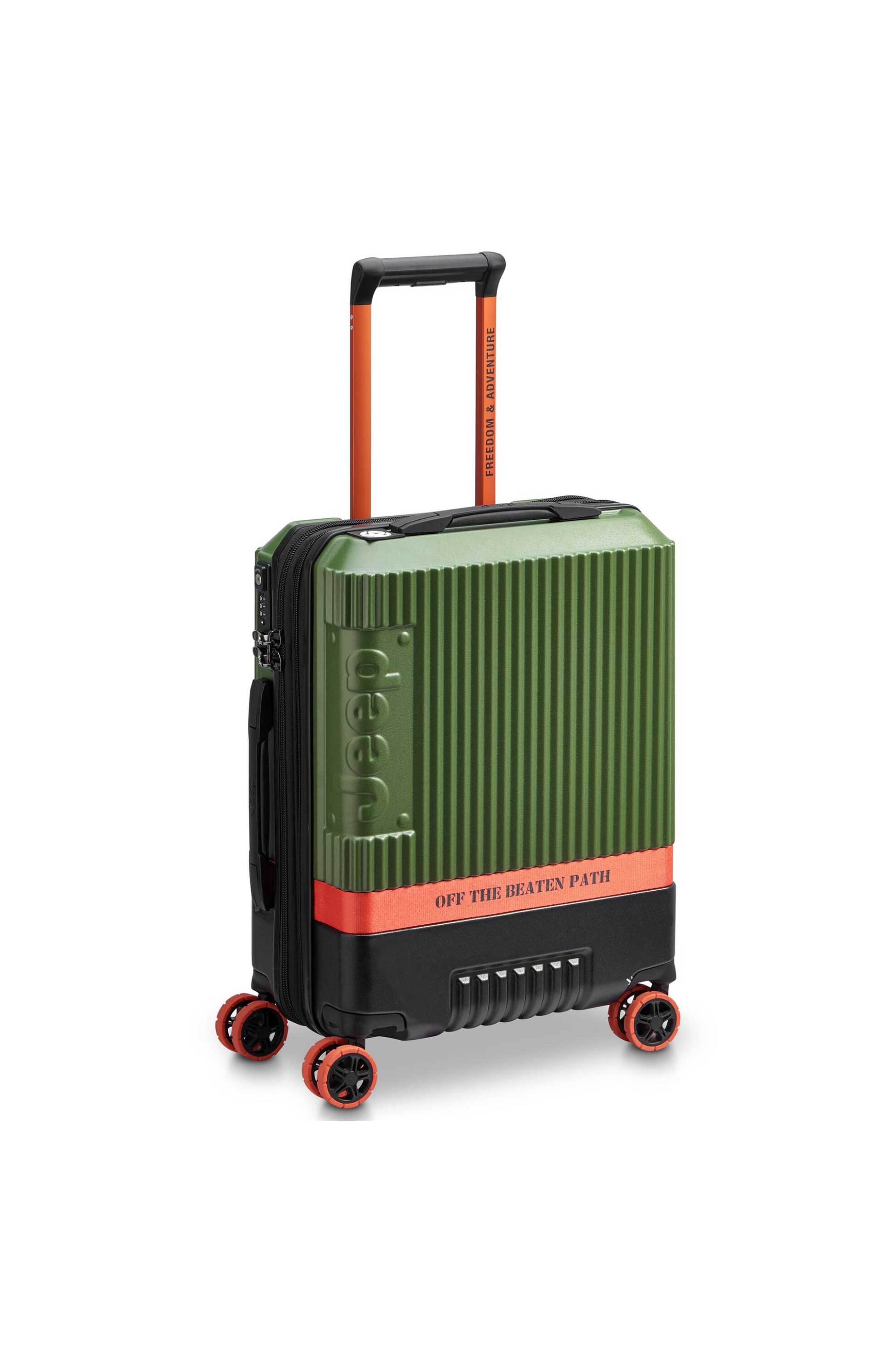 Jeep unisex βαλίτσα καμπίνας 55 x 40 x 21 cm "Green" - 274680303 φωτογραφία