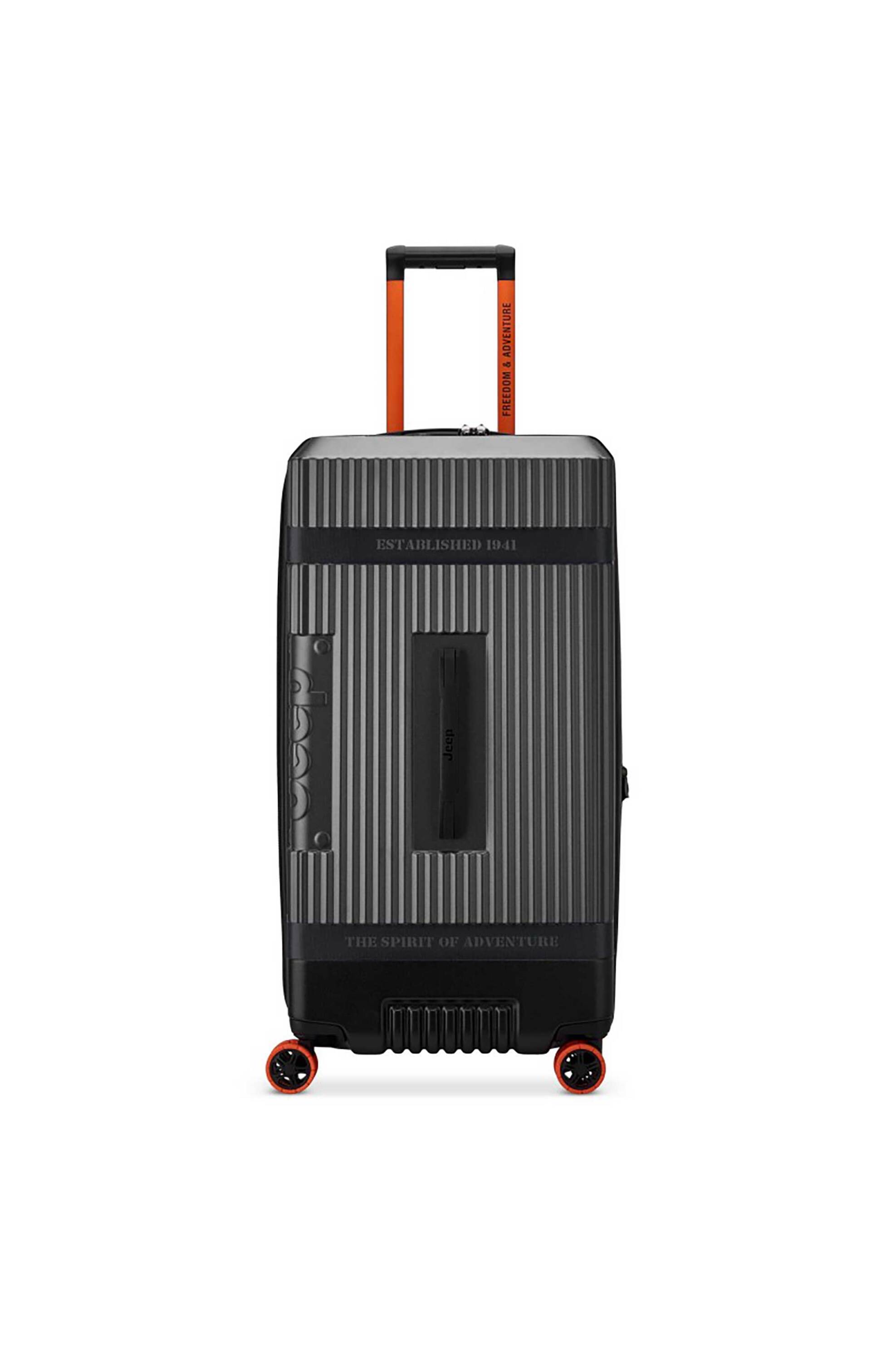JEEP Jeep unisex βαλίτσα 80 x 40.5 X 38.5 cm "Antracite" - 274682801