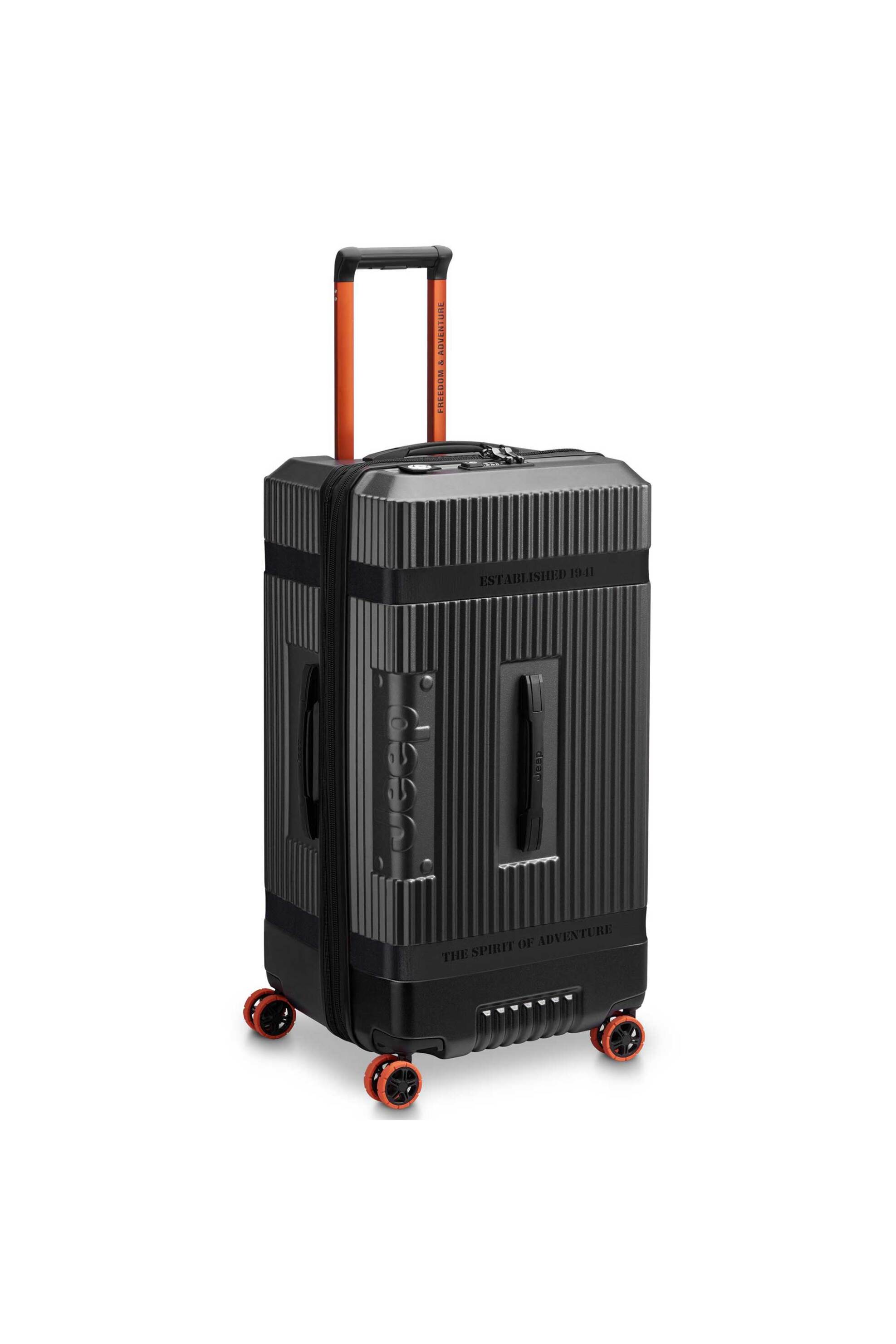 Jeep unisex βαλίτσα 80 x 40.5 X 38.5 cm "Antracite" - 274682801 φωτογραφία