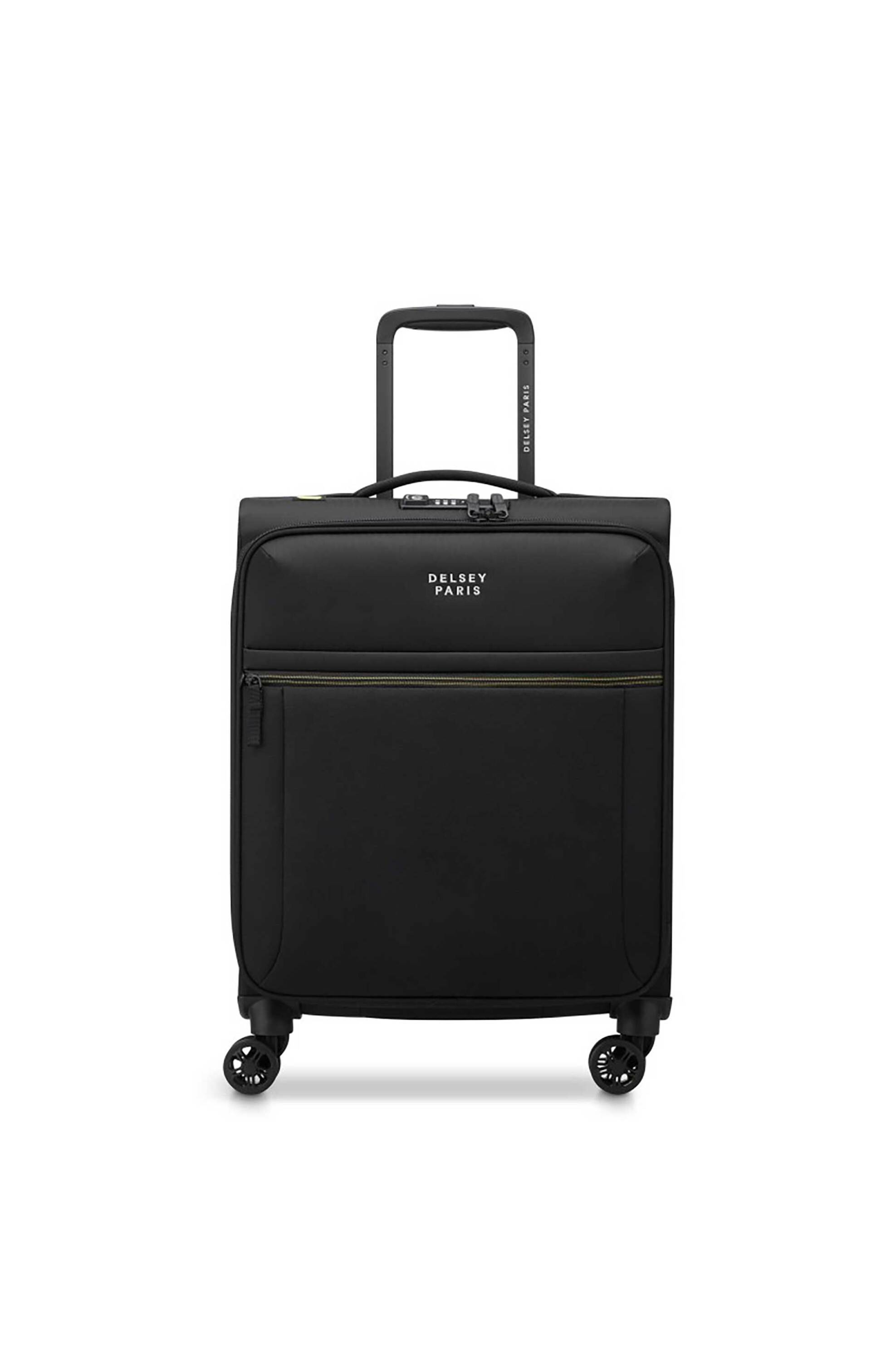 Delsey unisex βαλίτσα καμπίνας slim 55 x 40 x 20 cm "Brochant Black" - 225780350