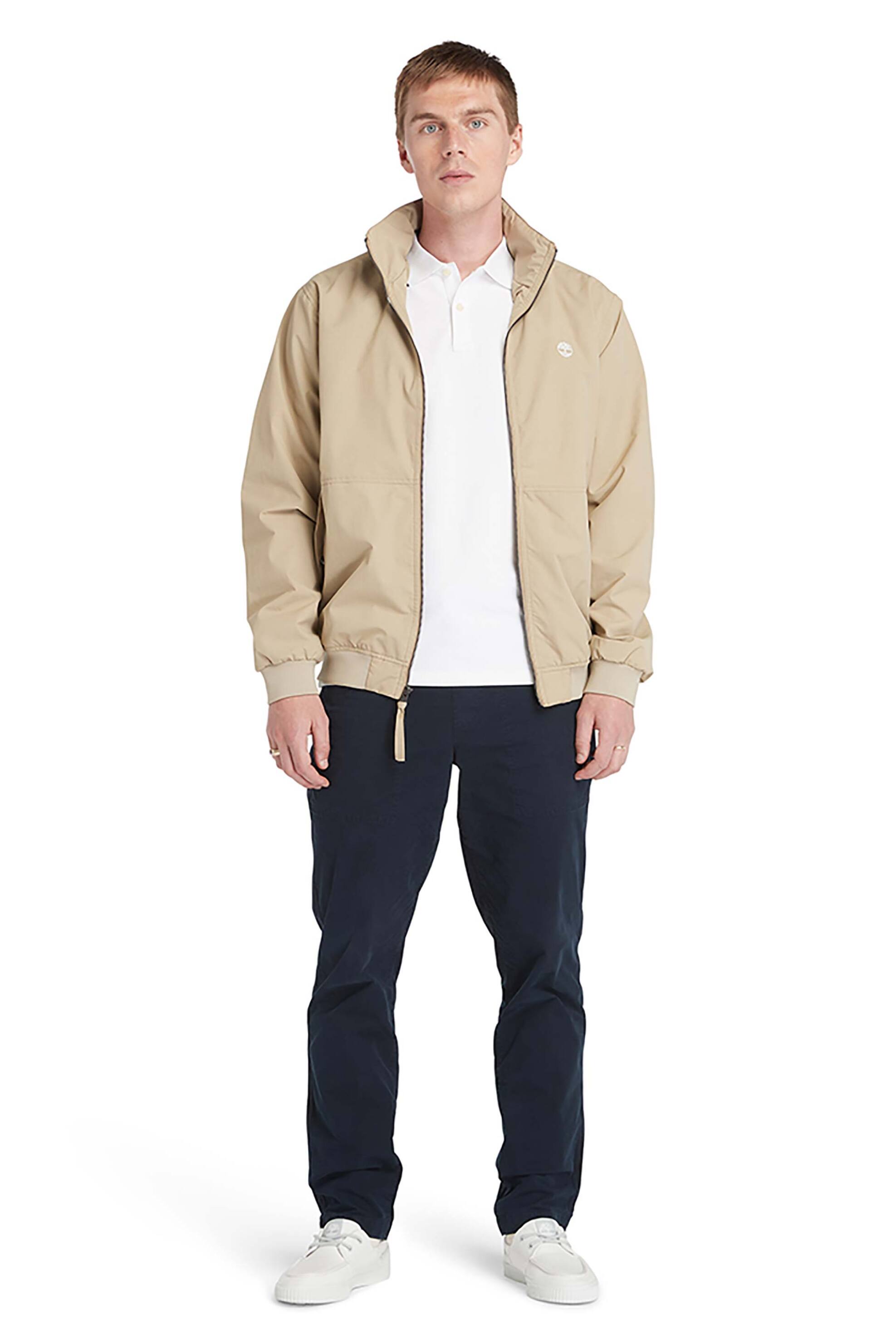 Timberland ανδρικό bomber jacket αδιάβροχο με κουκούλα - TB0A5WWBDH41 Μπεζ φωτογραφία