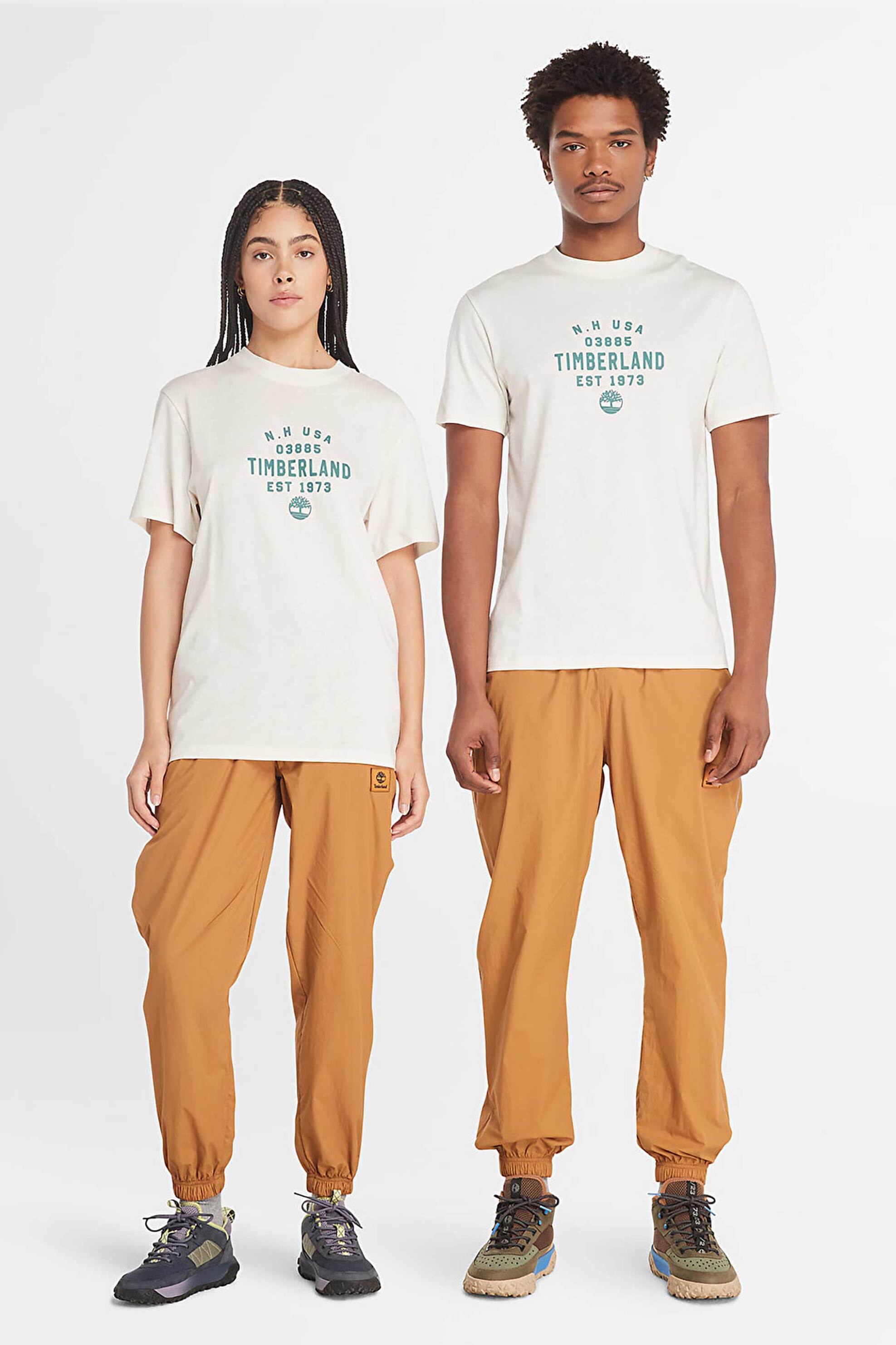 Ανδρική Μόδα > Ανδρικά Ρούχα > Ανδρικές Μπλούζες > Ανδρικά T-Shirts Timberland unisex T-shirt Regular Fit "Graphic Printed" - TB0A5UF7CM91 Λευκό