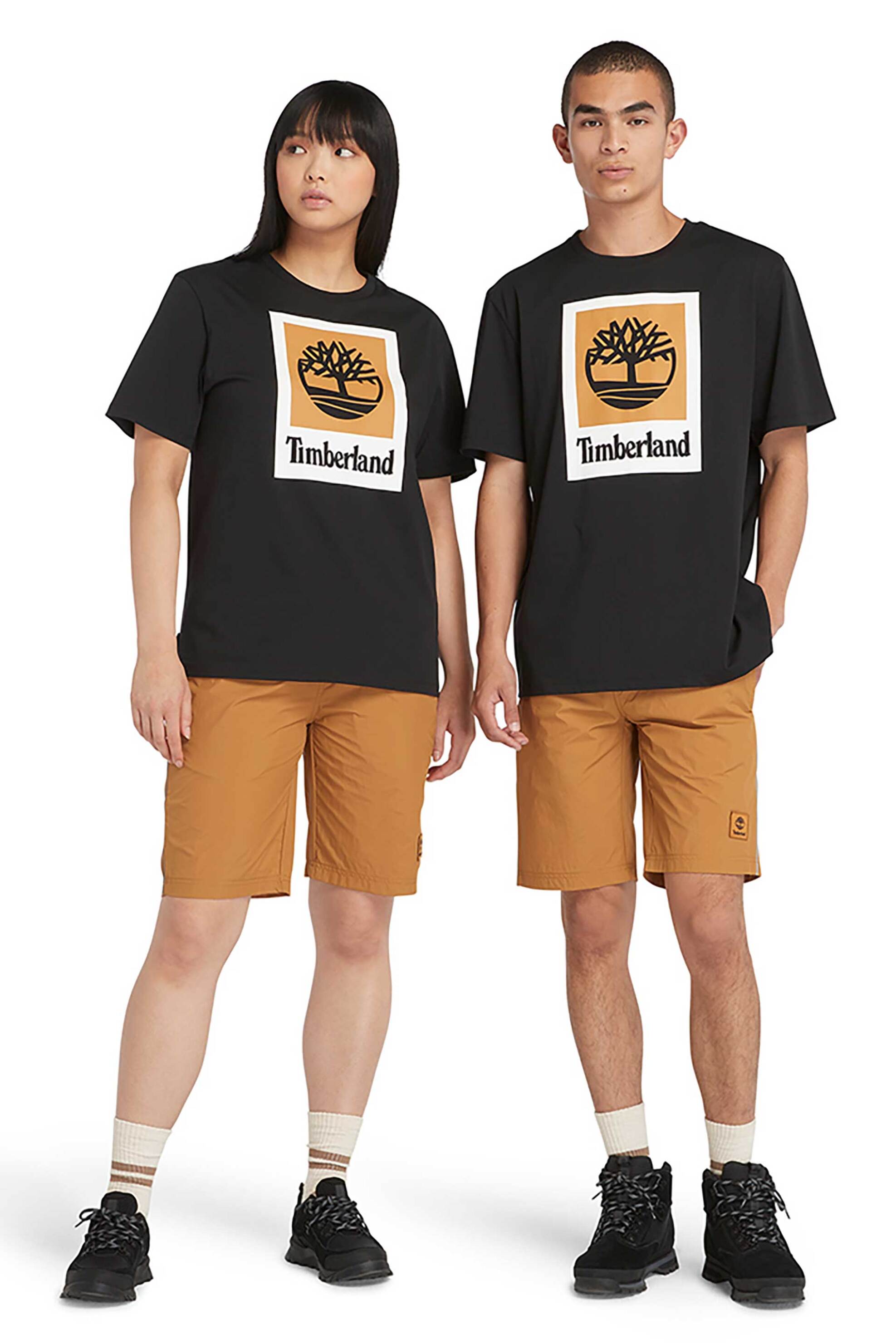 Ανδρική Μόδα > Ανδρικά Ρούχα > Ανδρικές Μπλούζες > Ανδρικά T-Shirts Timberland unisex T-shirt Authentic Fit "Stack Logo" - TB0A5QS20011 Μαύρο