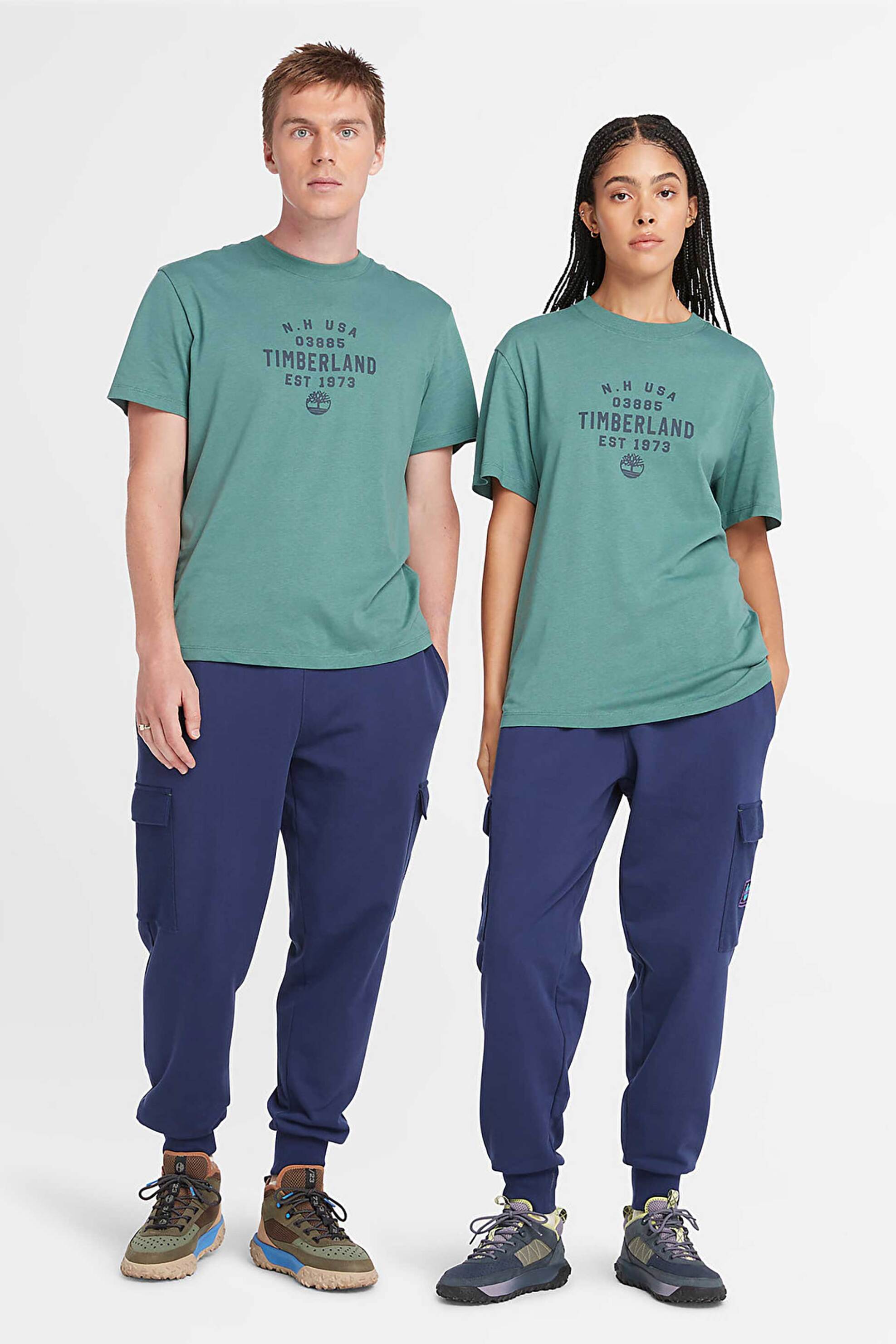 Ανδρική Μόδα > Ανδρικά Ρούχα > Ανδρικές Μπλούζες > Ανδρικά T-Shirts Timberland unisex T-shirt Regular Fit "Graphic Printed" - TB0A5UF7CL61 Πράσινο