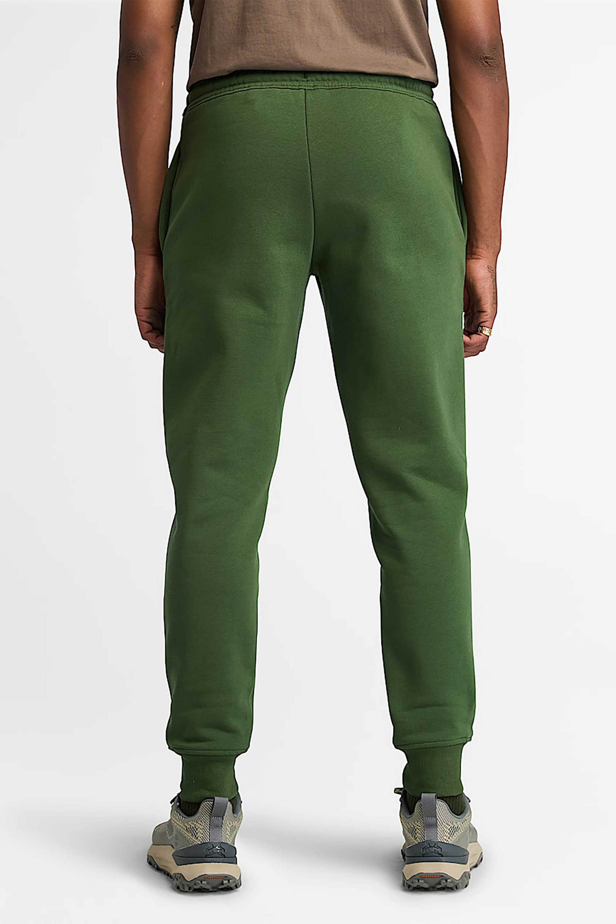 Timberland ανδρικό παντελόνι φόρμας μονόχρωμο με κεντημένο λογότυπο - TB0A2CN7EIN1 Πράσινο φωτογραφία