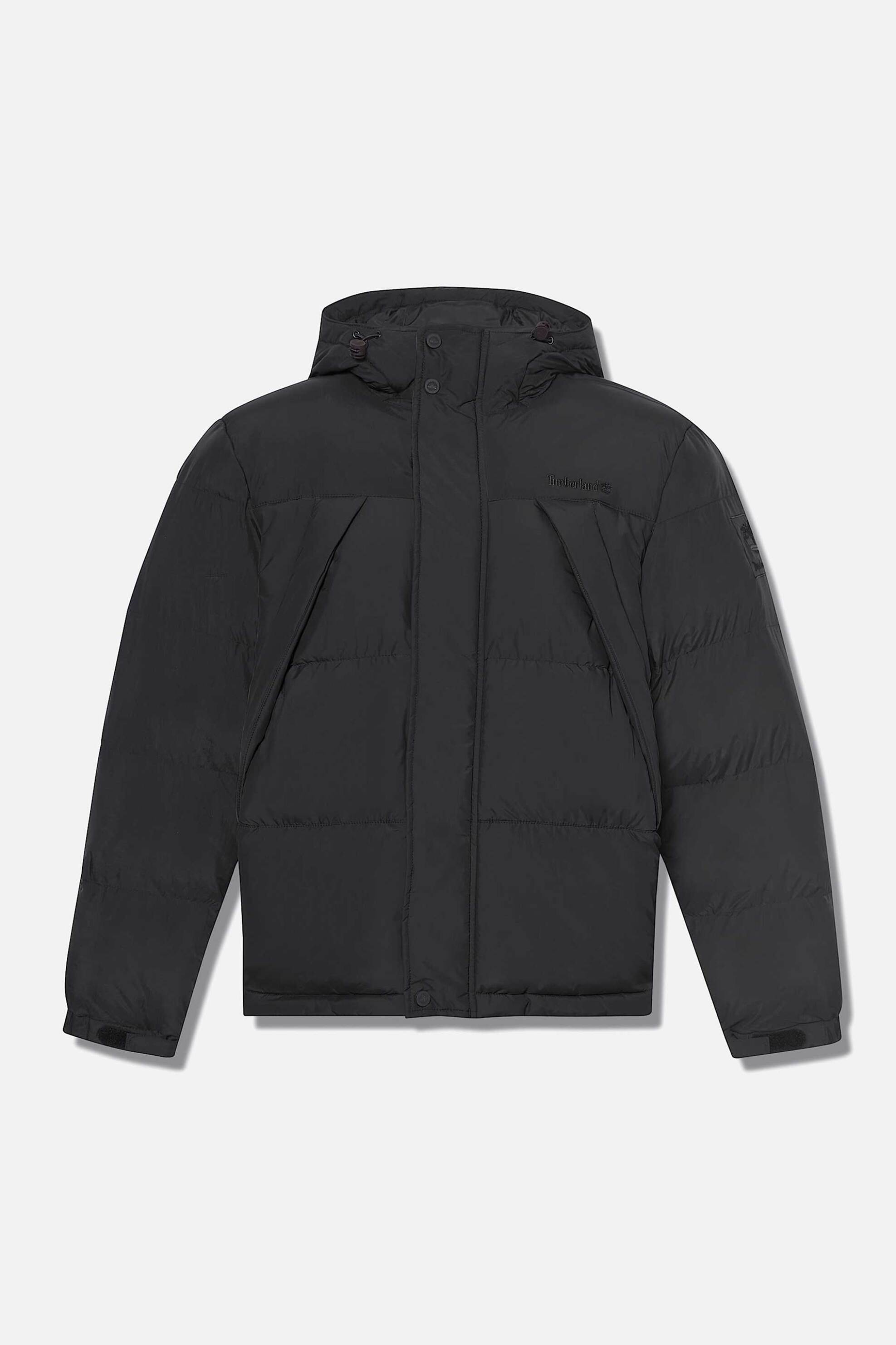 Timberland ανδρικό αδιάβροχο μπουφάν puffer με κουκούλα και λογότυπο - TB0A62670011 Μαύρο φωτογραφία