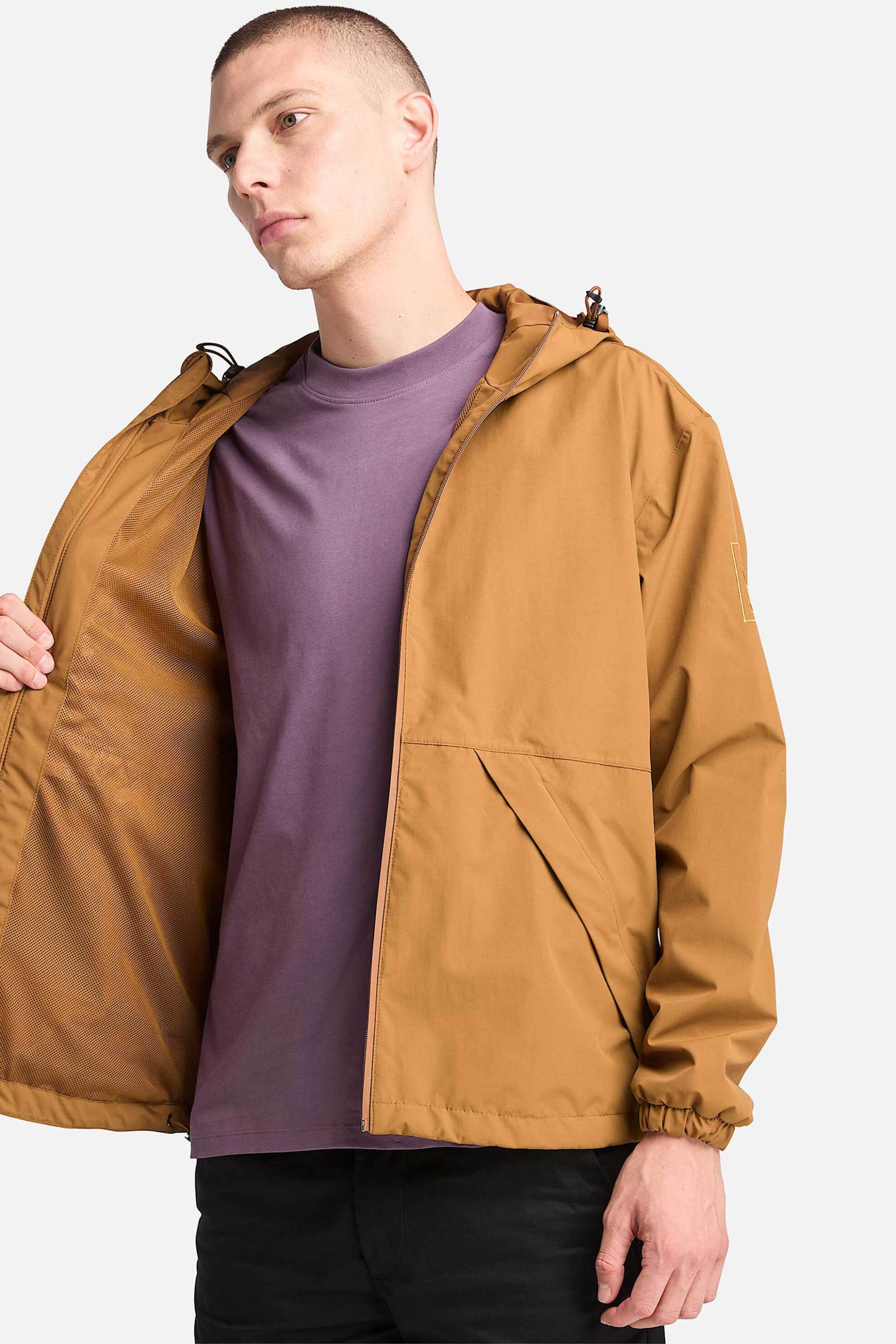 Timberland ανδρικό μπουφάν αδιάβροχο με κουκούλα και κεντημένο λογότυπο "Winnick" - TB0A68CBEH21 Ταμπά