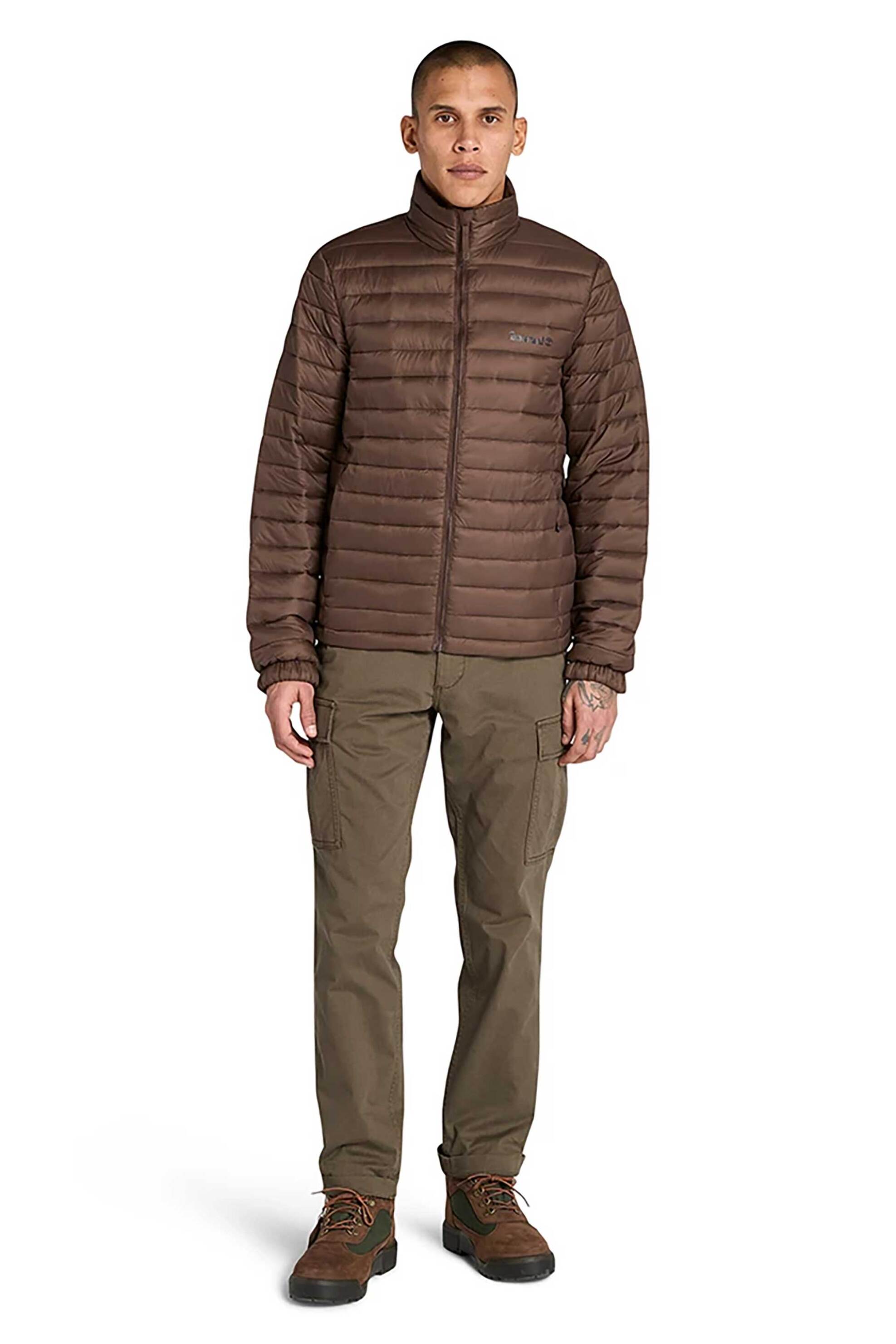 Timberland ανδρικό παντελόνι cargo twill Regular Fit - TB0A6H37A581 Λαδί