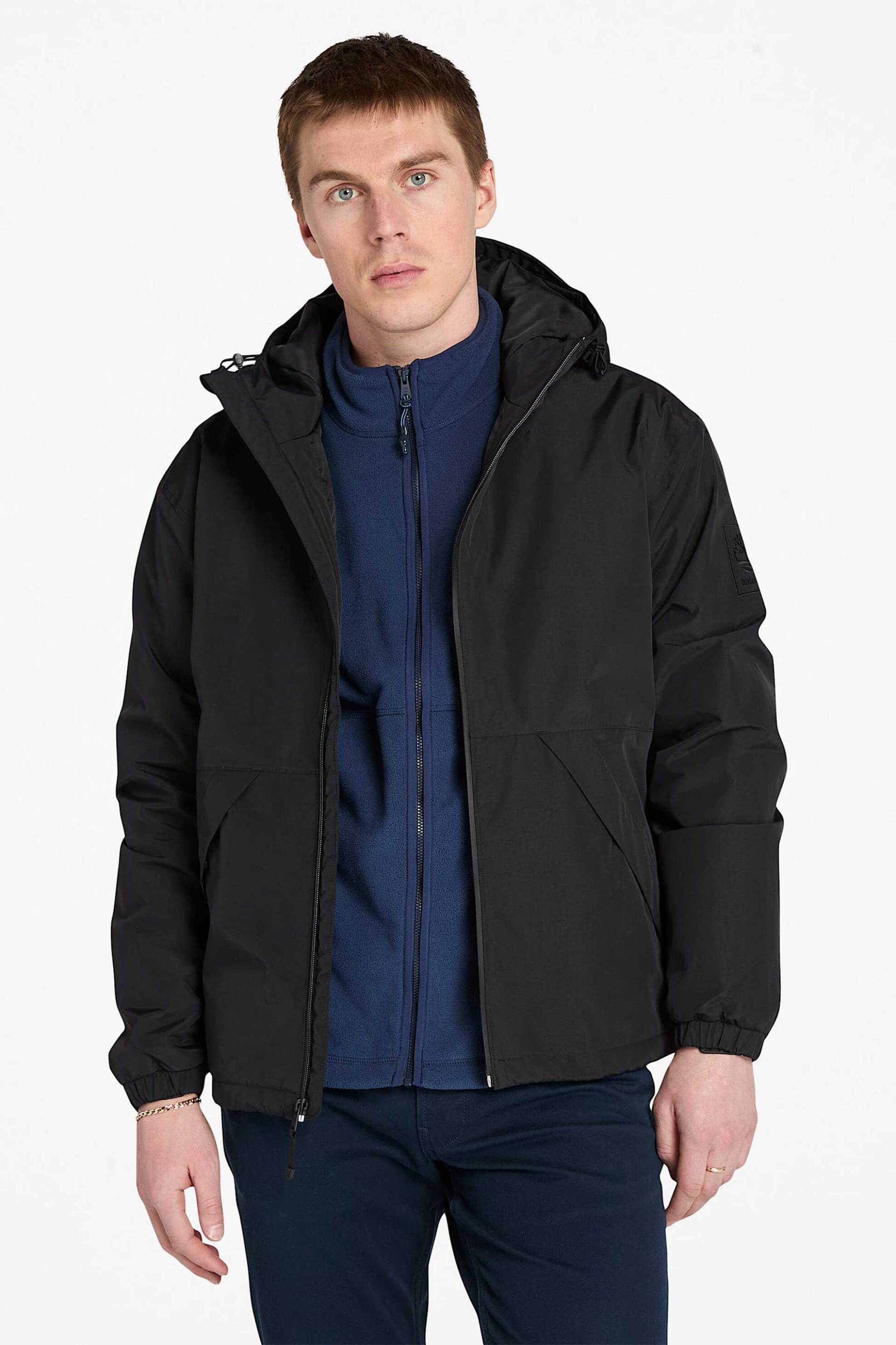 Timberland ανδρικό αδιάβροχο μπουφάν με κουκούλα "Winnick" - TB0A44P60011 Μαύρο