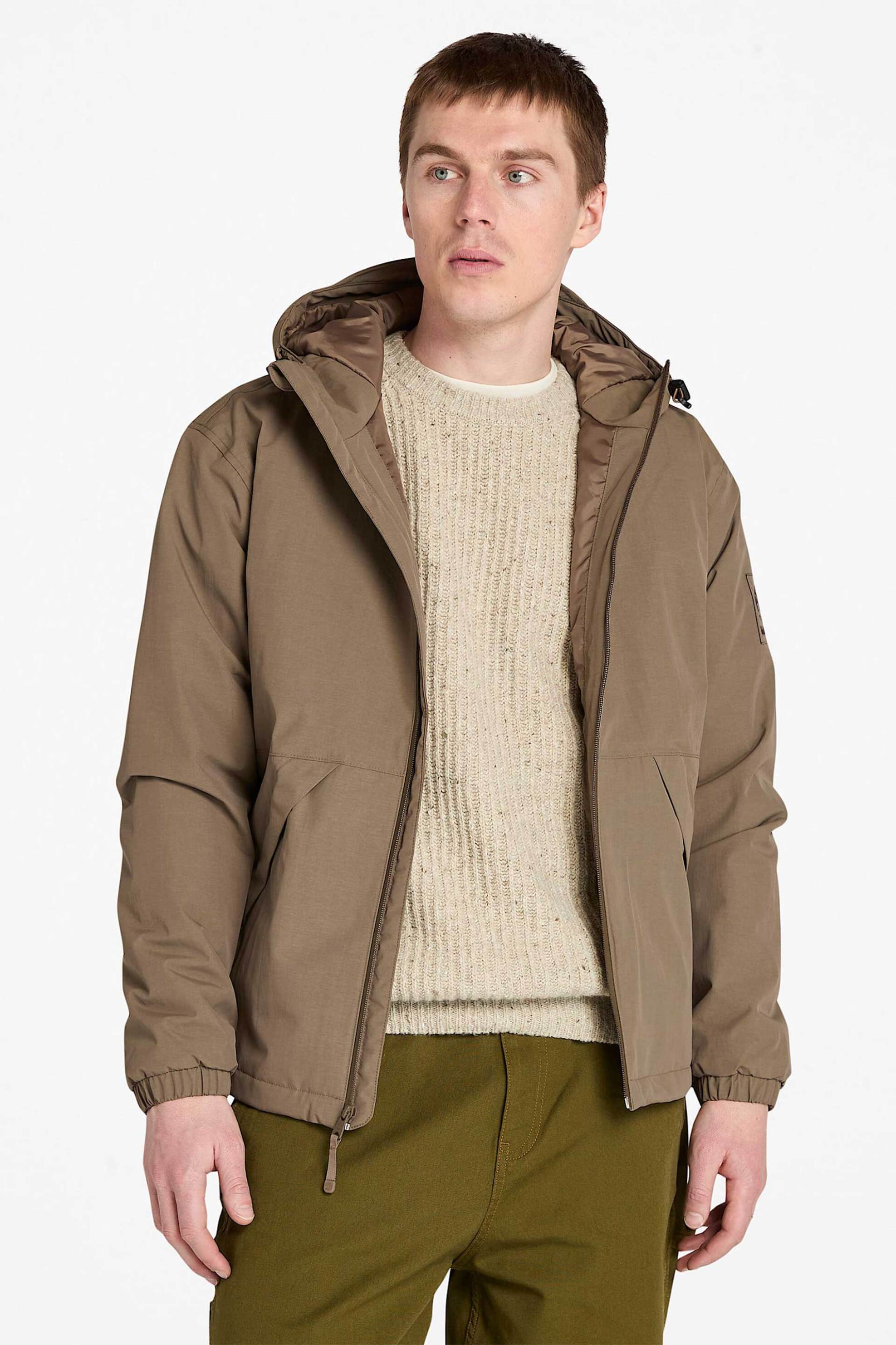 Timberland ανδρικό αδιάβροχο μπουφάν με κουκούλα "Winnick" - TB0A44P6BK01 Καφέ