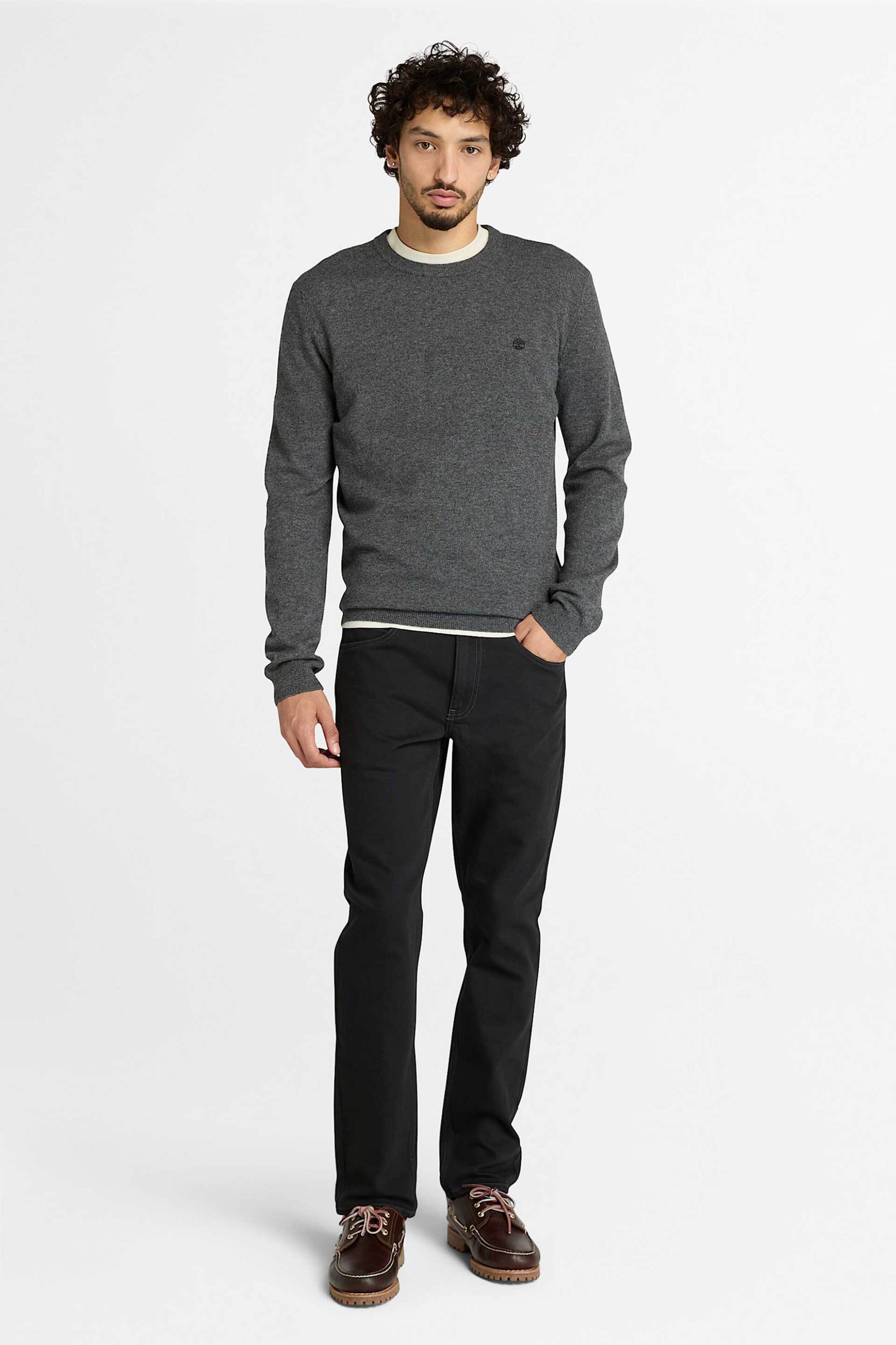 Timberland ανδρικό τζιν παντελόνι πεντάτσεπο Slim Fit "Sandown" - TB0A5M66A2Z1 Μαύρο