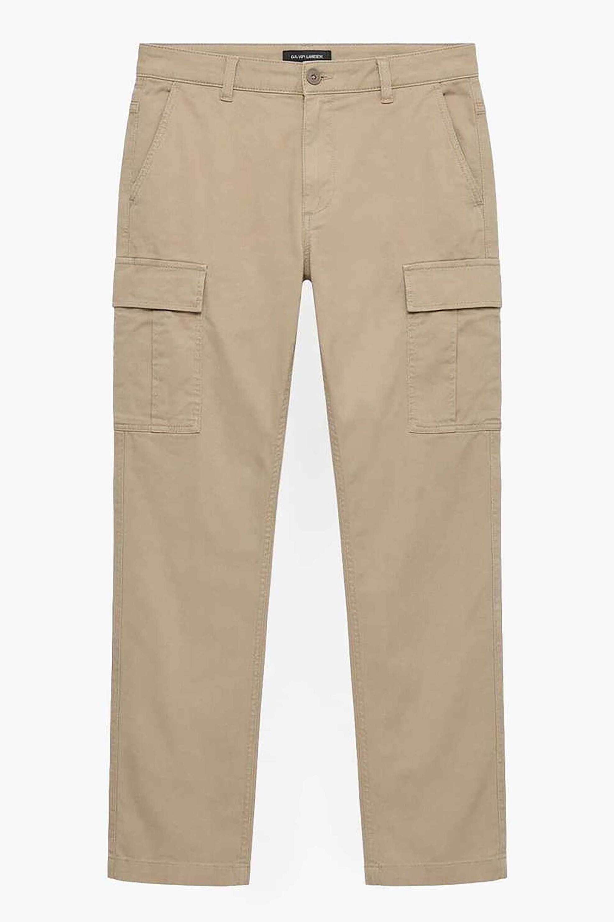 Timberland ανδρικό παντελόνι cargo twill Straight Fit - TB0A2PG9Y941 Μπεζ