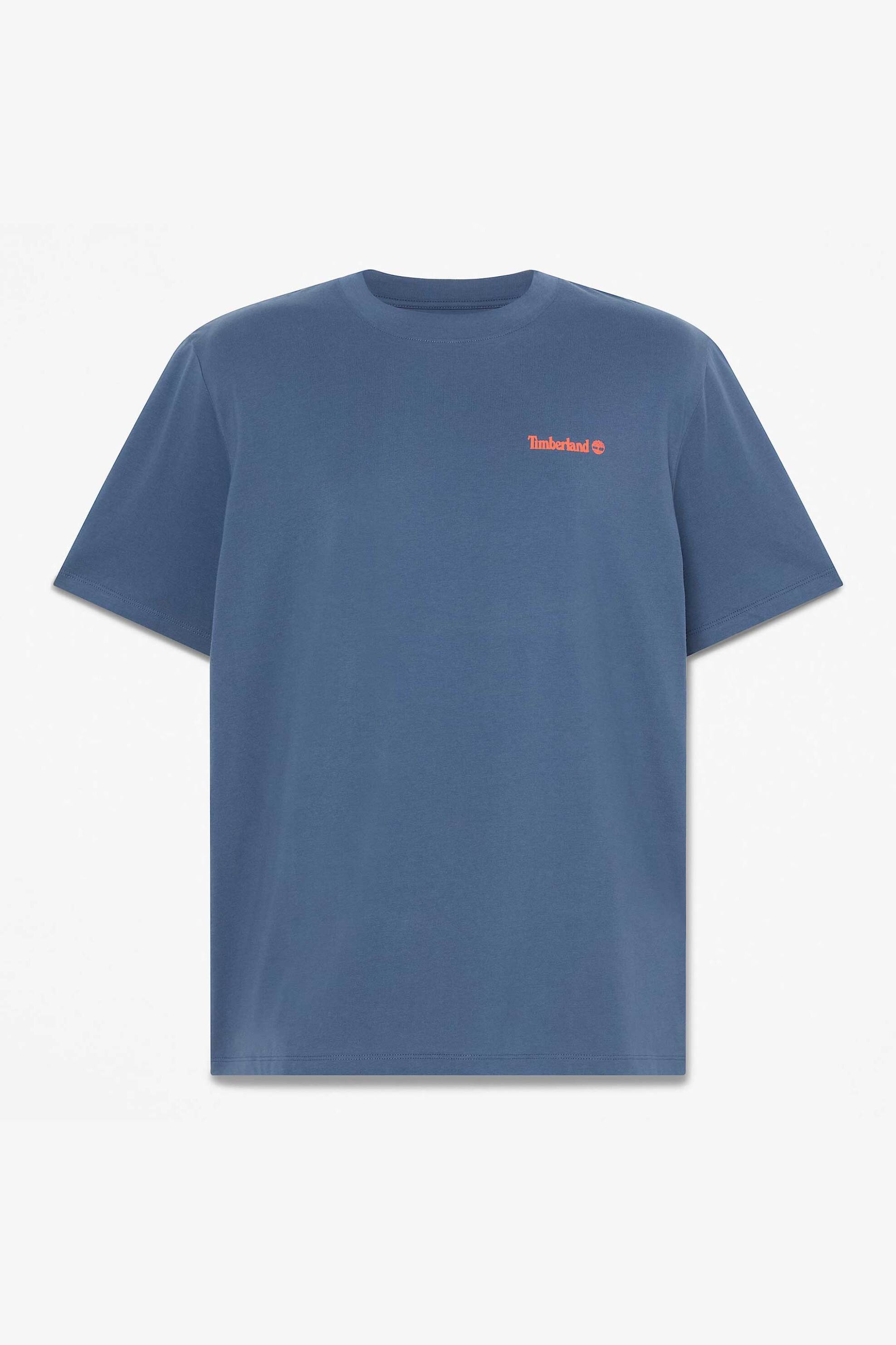 Timberland Ανδρικό T-Shirt με Print Authentic Fit Magnet Graphic&Apos - Tb0A5Mnveyo1 Μπλε
