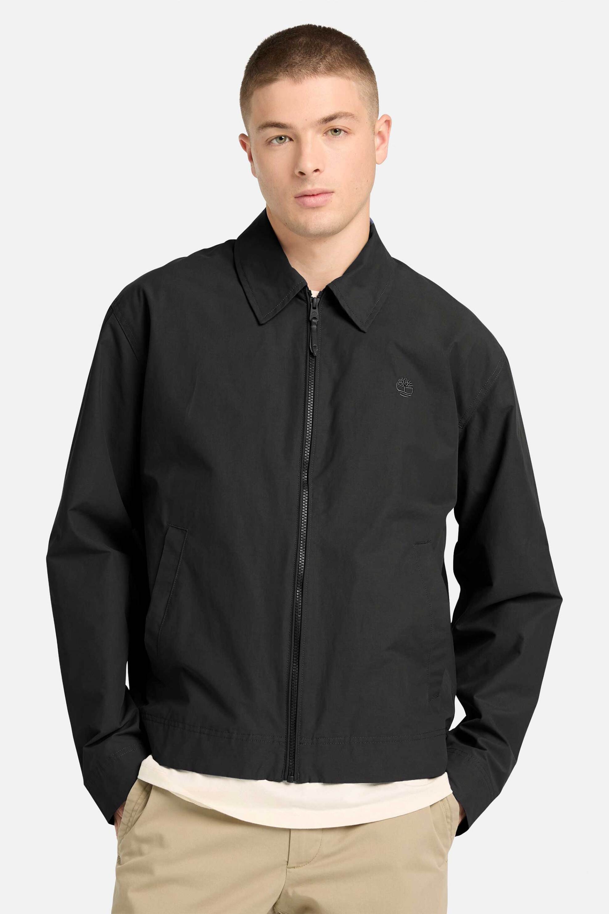 Timberland ανδρικό αδιάβροχο bomber jacket "Stratham" - TB0A44950011 Μαύρο