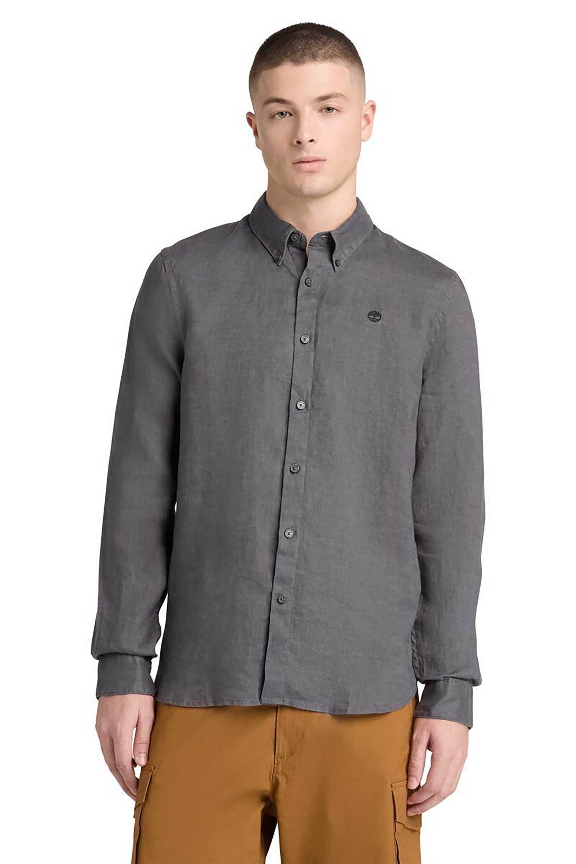 Ανδρικά πουκάμισα slim fit σε ανθρακι