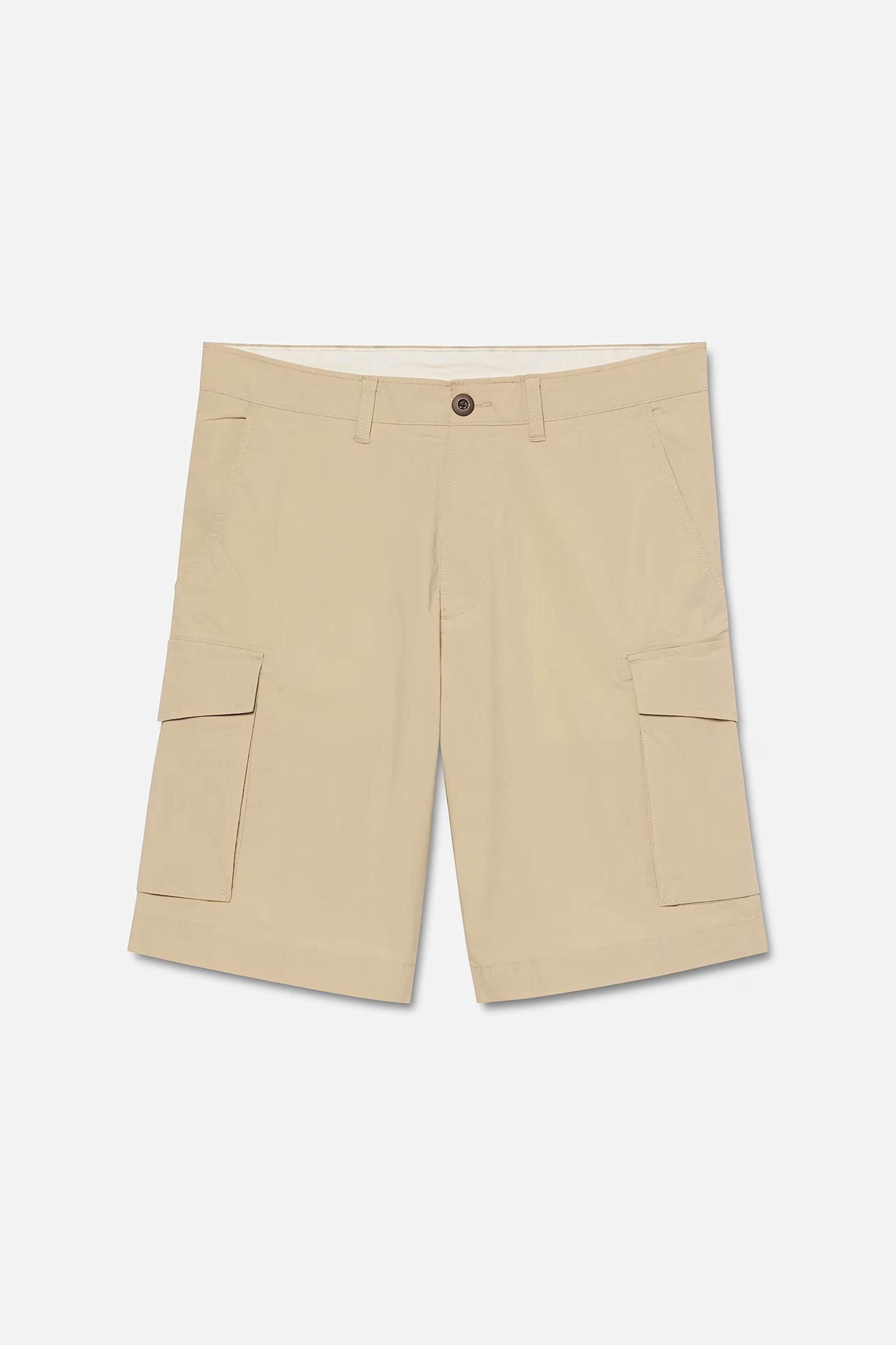 Timberland Ανδρική Βερμούδα Cargo Poplin Loose Fit Brookline - Tb0A44Vxy941 Μπεζ