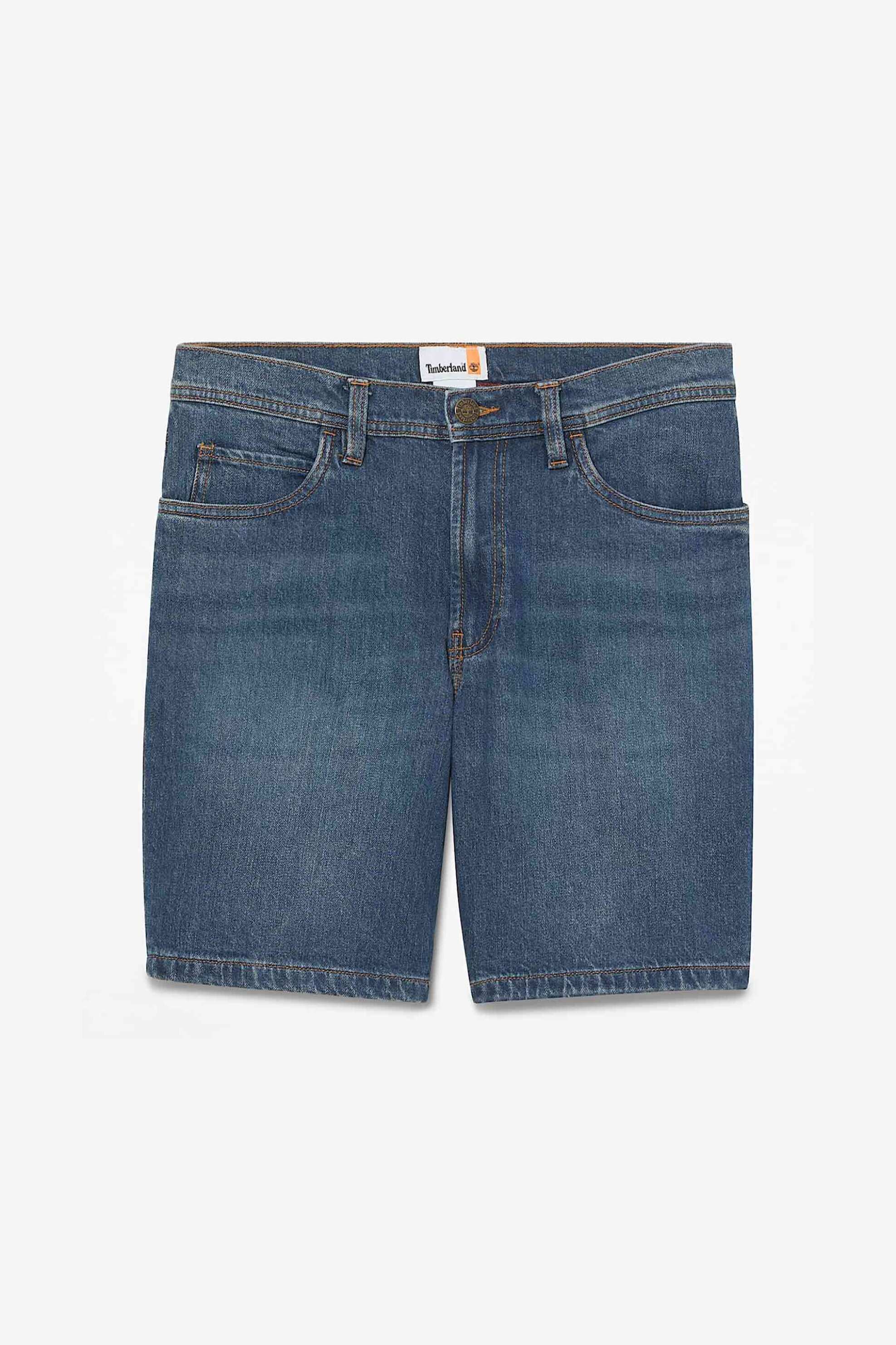 Timberland Ανδρική Denim Βερμούδα Πεντάτσεπη Regular Fit - Tb0A451Aa111 Blue