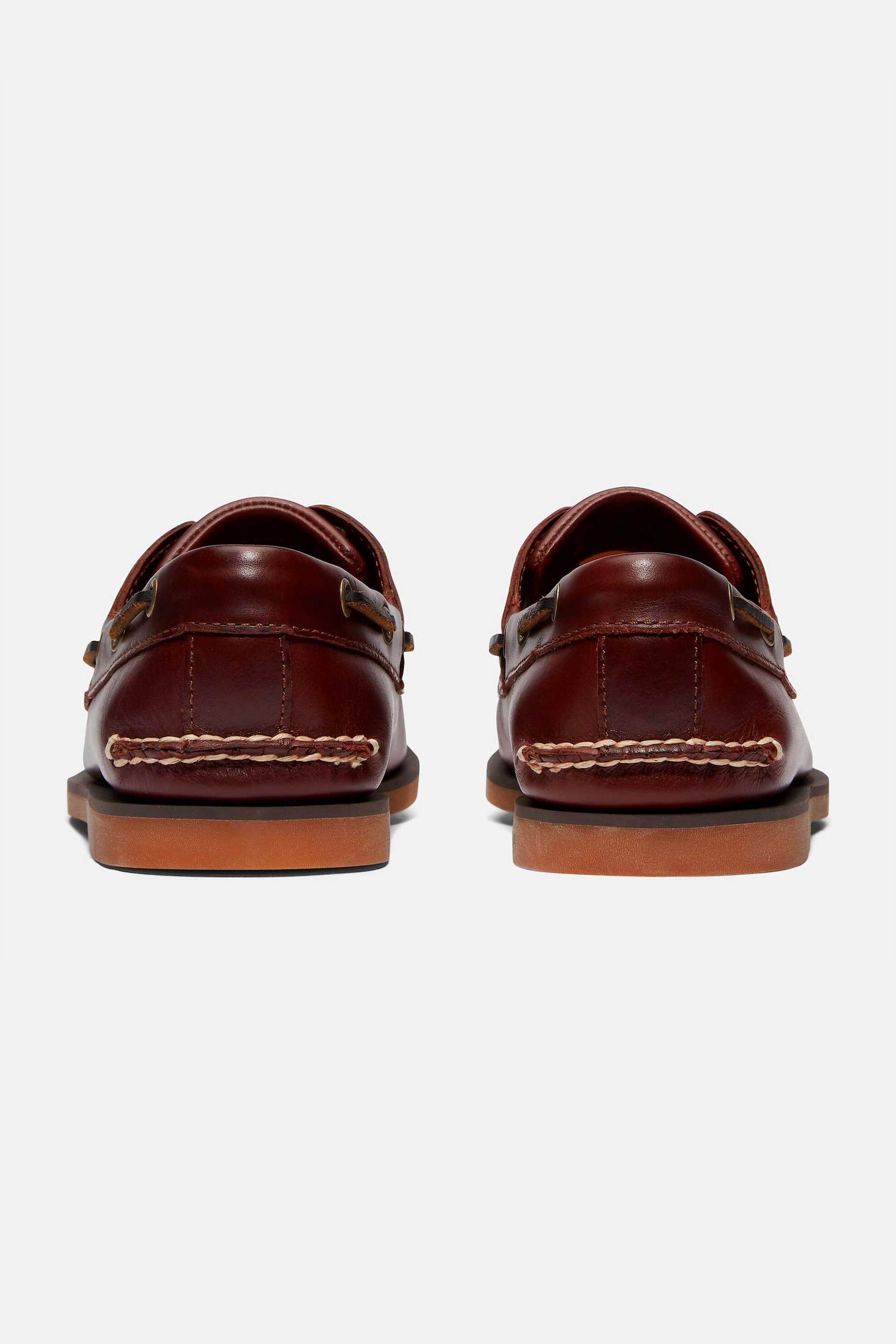Timberland Ανδρικά Δερμάτινα Boat Shoes Classic 2-Eye - Tb0250772141 Καφέ