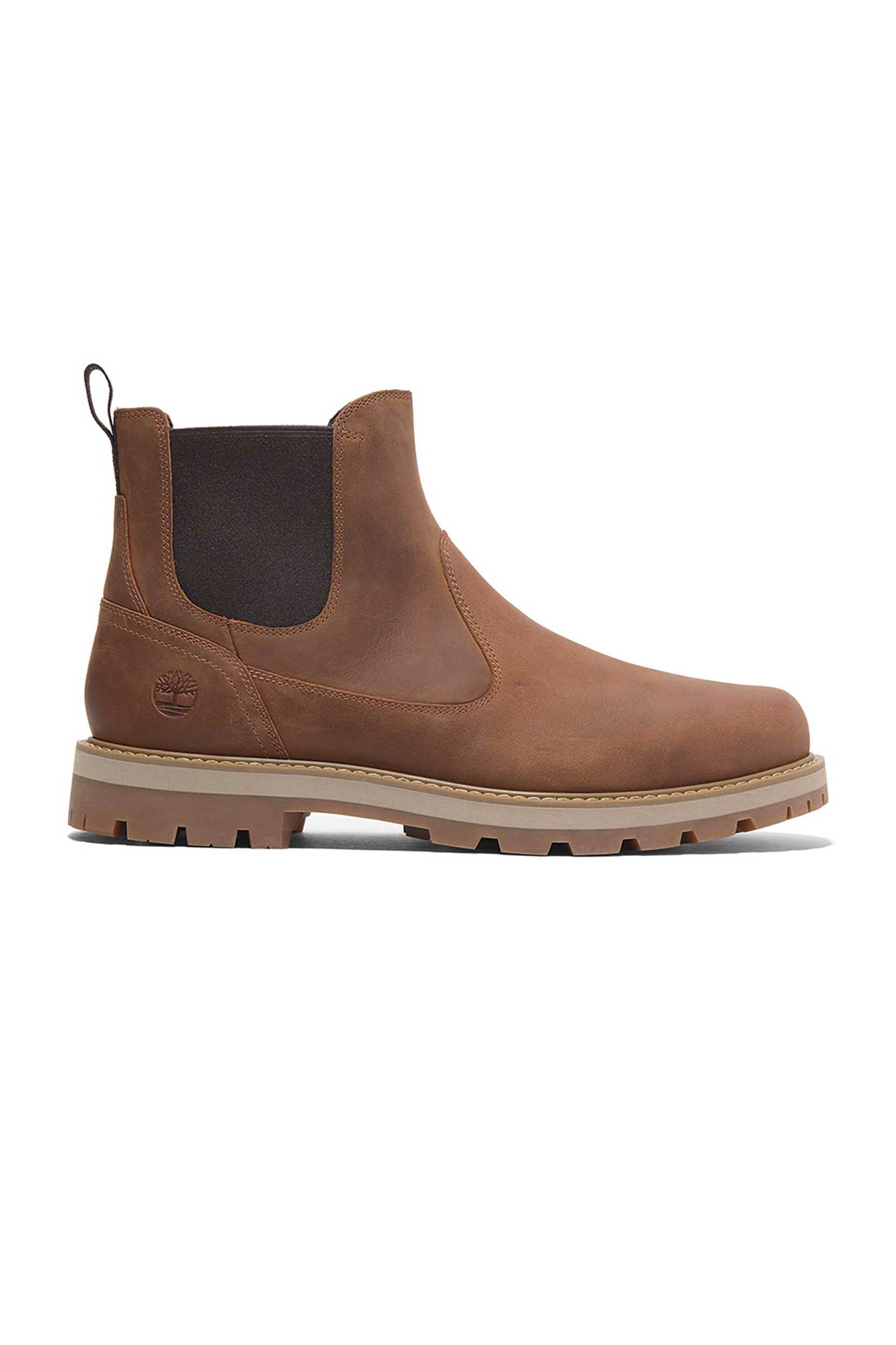 Timberland ανδρικά δερμάτινα μποτάκια "Britton Road Mid Chelsea" - TB0A6A4WEM61 Καφέ