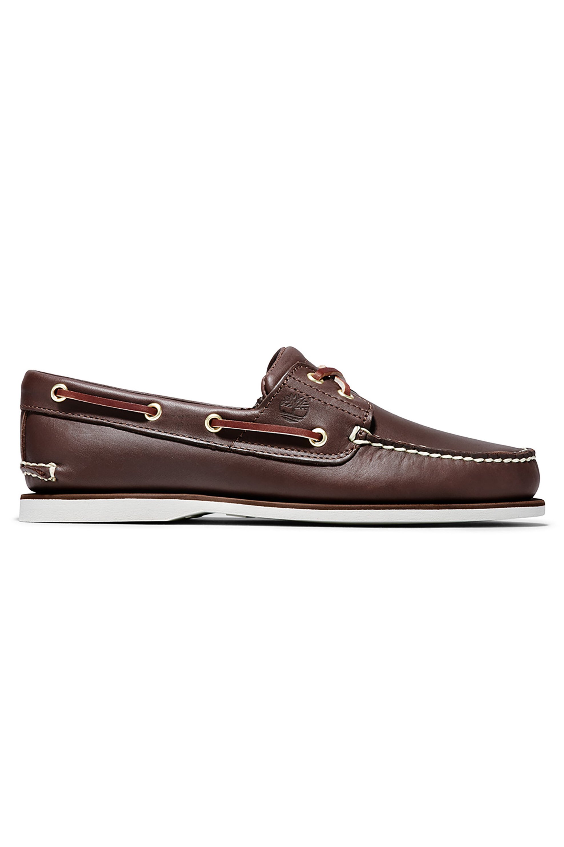 Timberland ανδρικά δερμάτινα boat shoes "Classic" - TB1740352141 Καφέ