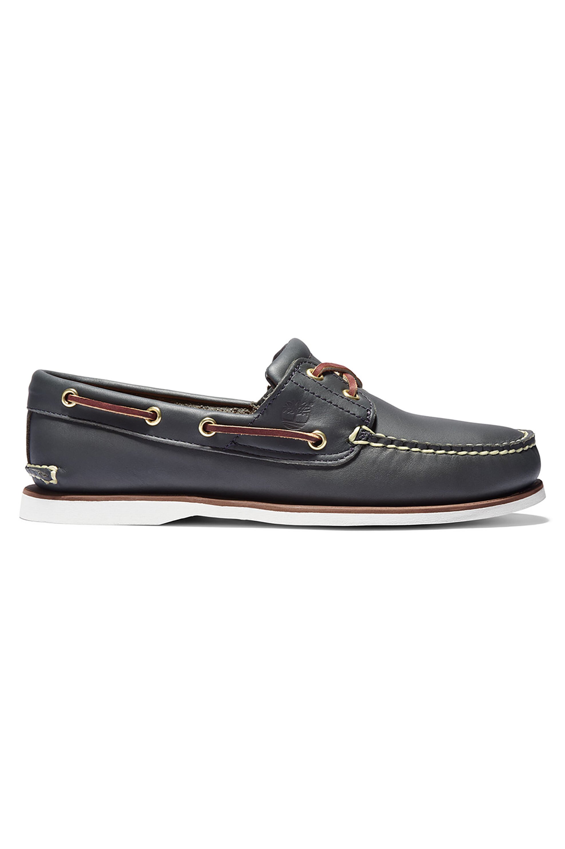 Timberland ανδρικά δερμάτινα boat shoes "Classic" - TB1740364841 Μπλε Σκούρο