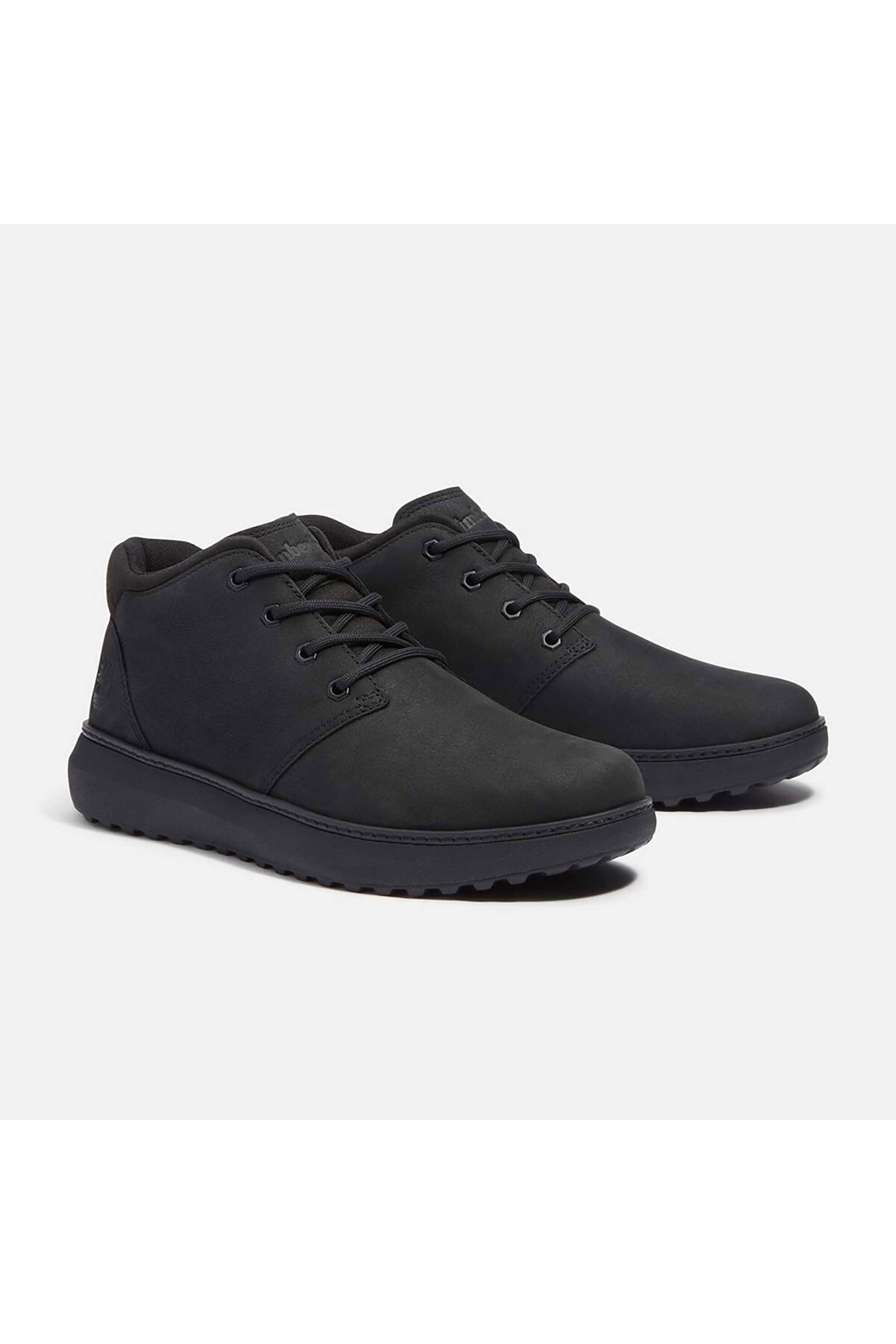Timberland ανδρικά δερμάτινα μποτάκια "Hudson Road Mid Lace Up Chukka" - TB0A69Q5W051 Μαύρο φωτογραφία