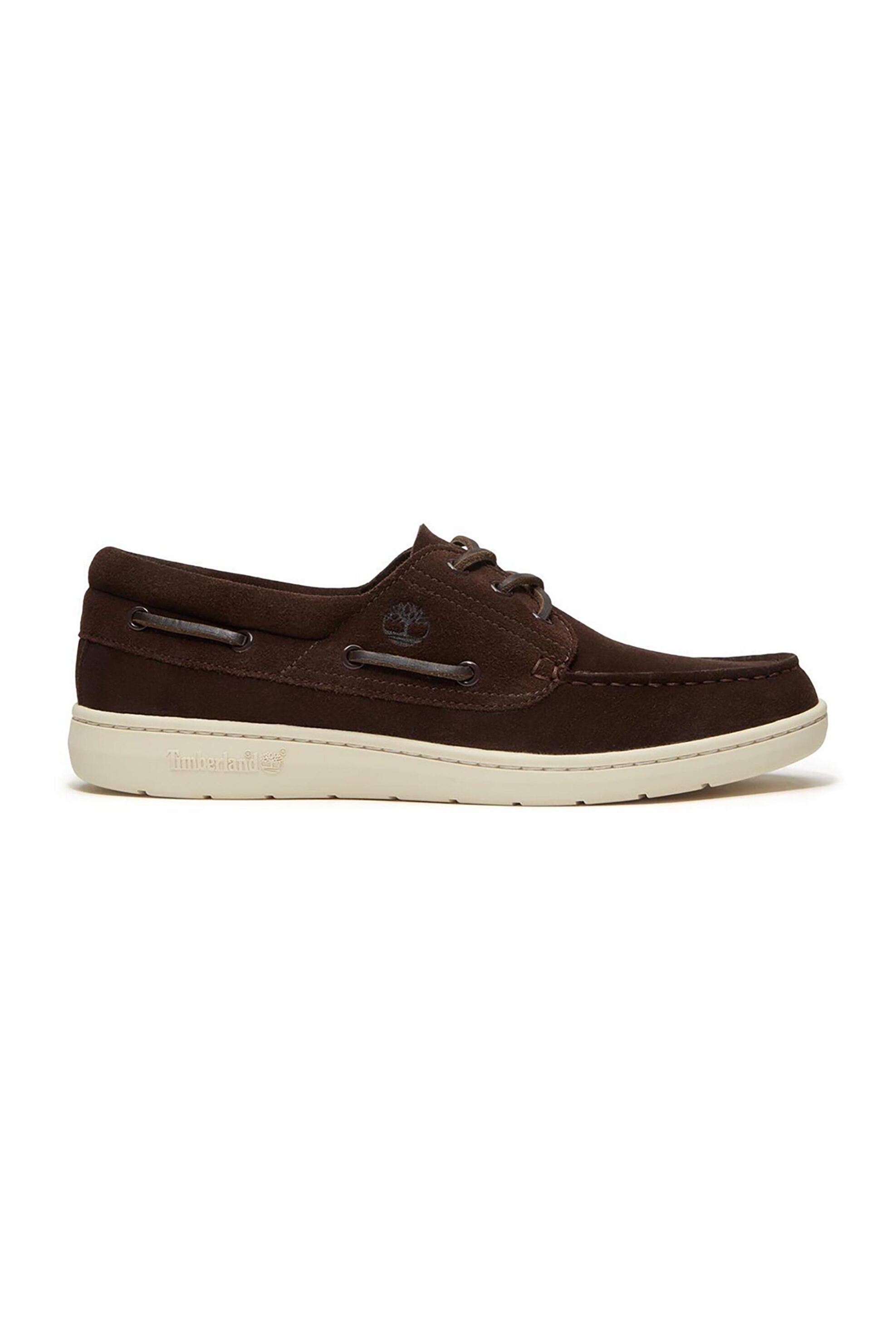Timberland ανδρικά suede boat shoes "Portofino Pier" - TB0A6CXMEIV1 Καφέ Σκούρο
