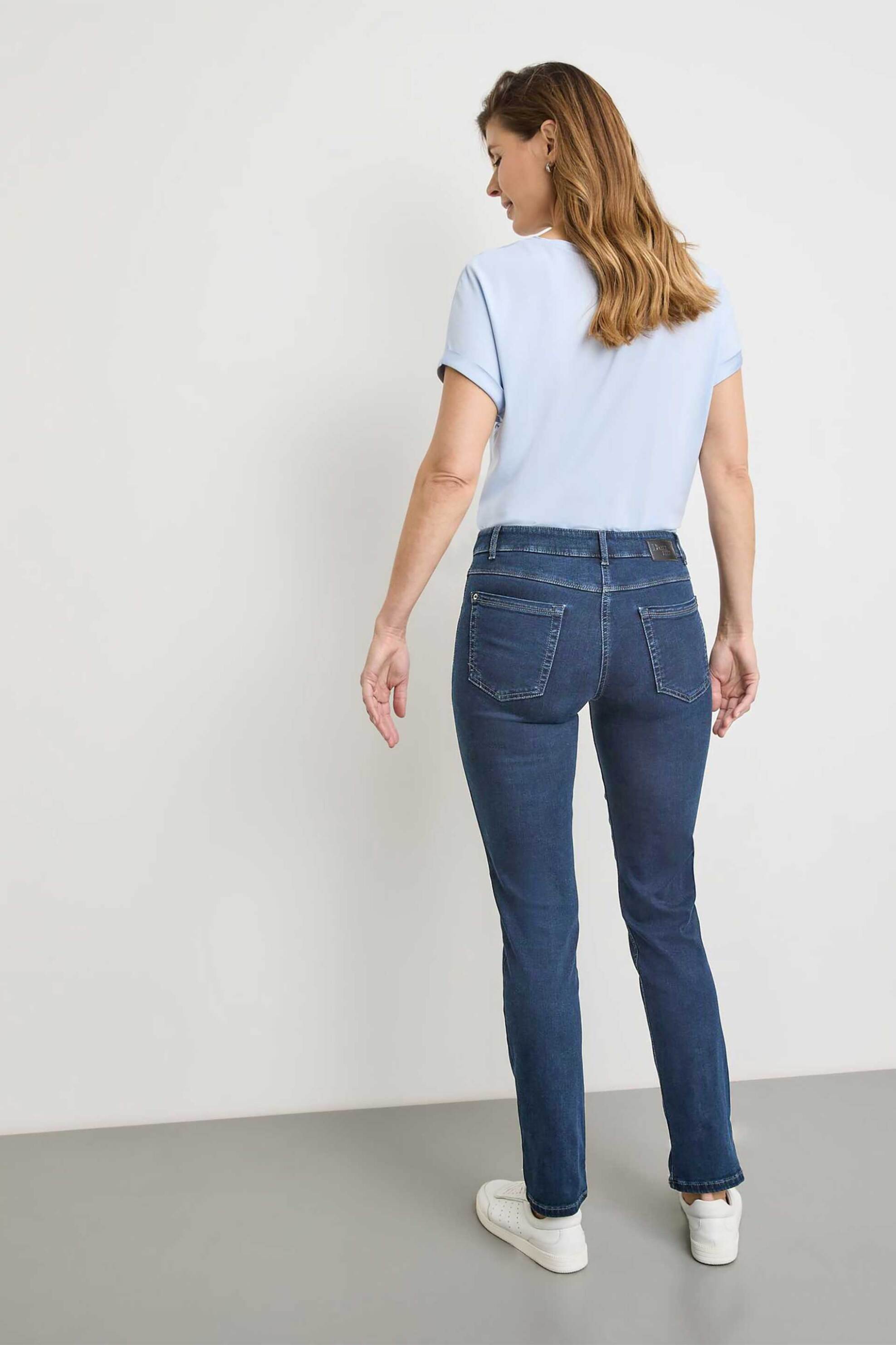 GERRY WEBER Gerry Weber γυναικείο τζιν παντελόνι Slim Fit - 925051-66869 Μπλε Σκούρο - 2