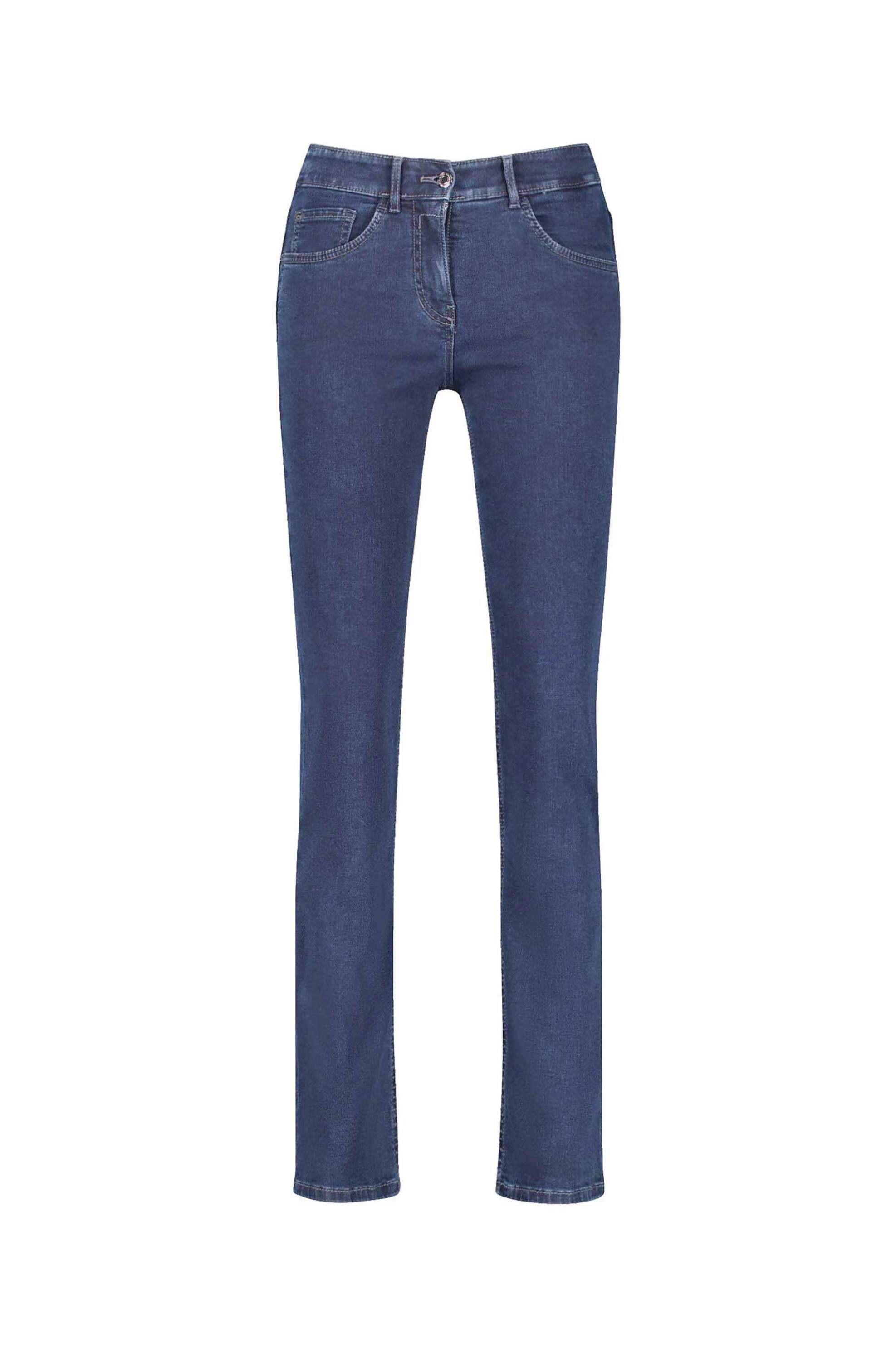 GERRY WEBER Gerry Weber γυναικείο τζιν παντελόνι Slim Fit - 925051-66869 Μπλε Σκούρο - 3