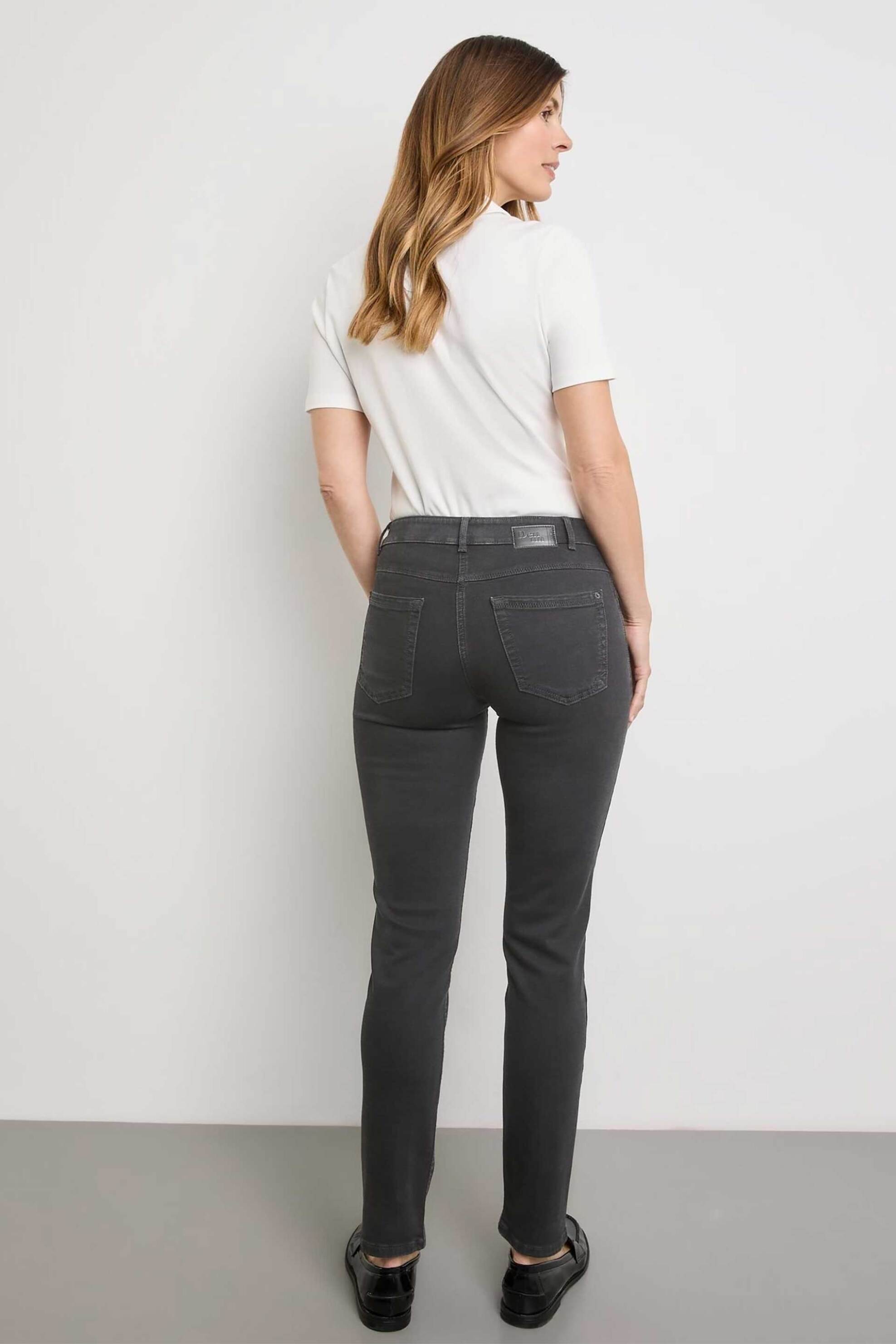 Gerry Weber γυναικείο τζιν παντελόνι Slim Fit - 925051-66869 Μαύρο