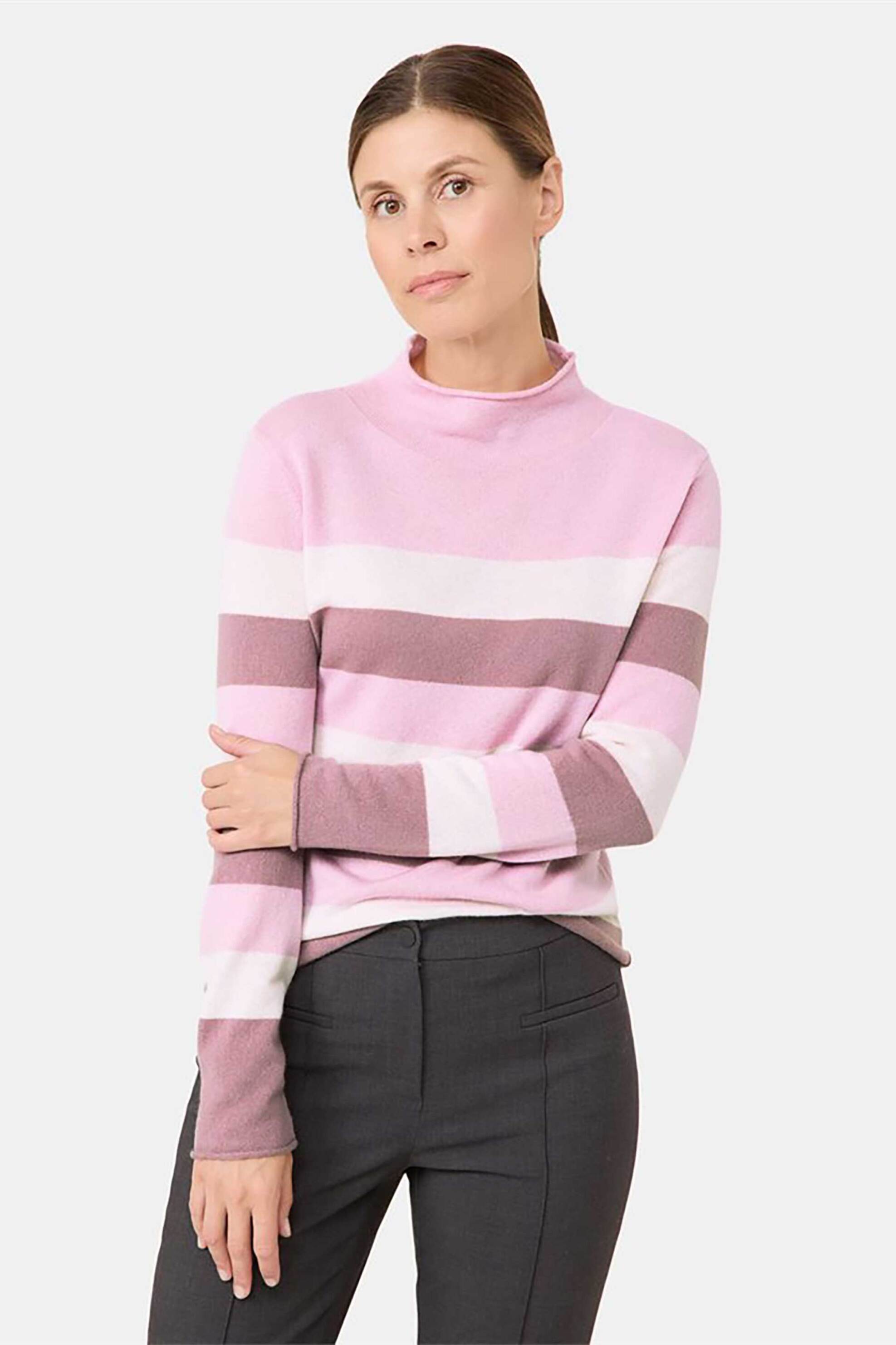 Gerry Weber γυναικεία πλεκτή μπλούζα με ριγέ σχέδιο | 42