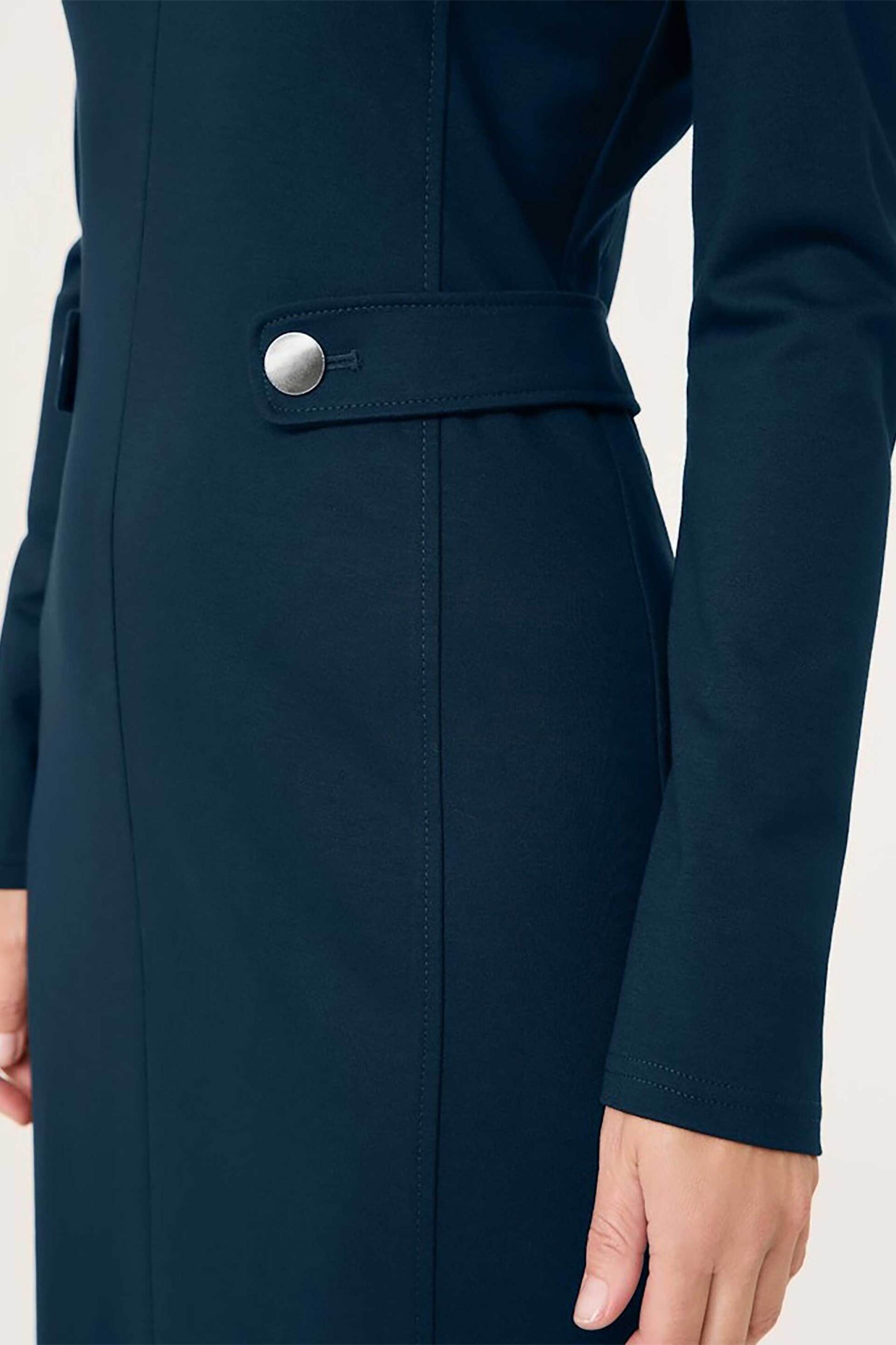 Gerry Weber γυναικείο mini φόρεμα με διακοσμητικά κουμπιά - 480025-31218 Μπλε Σκούρο φωτογραφία
