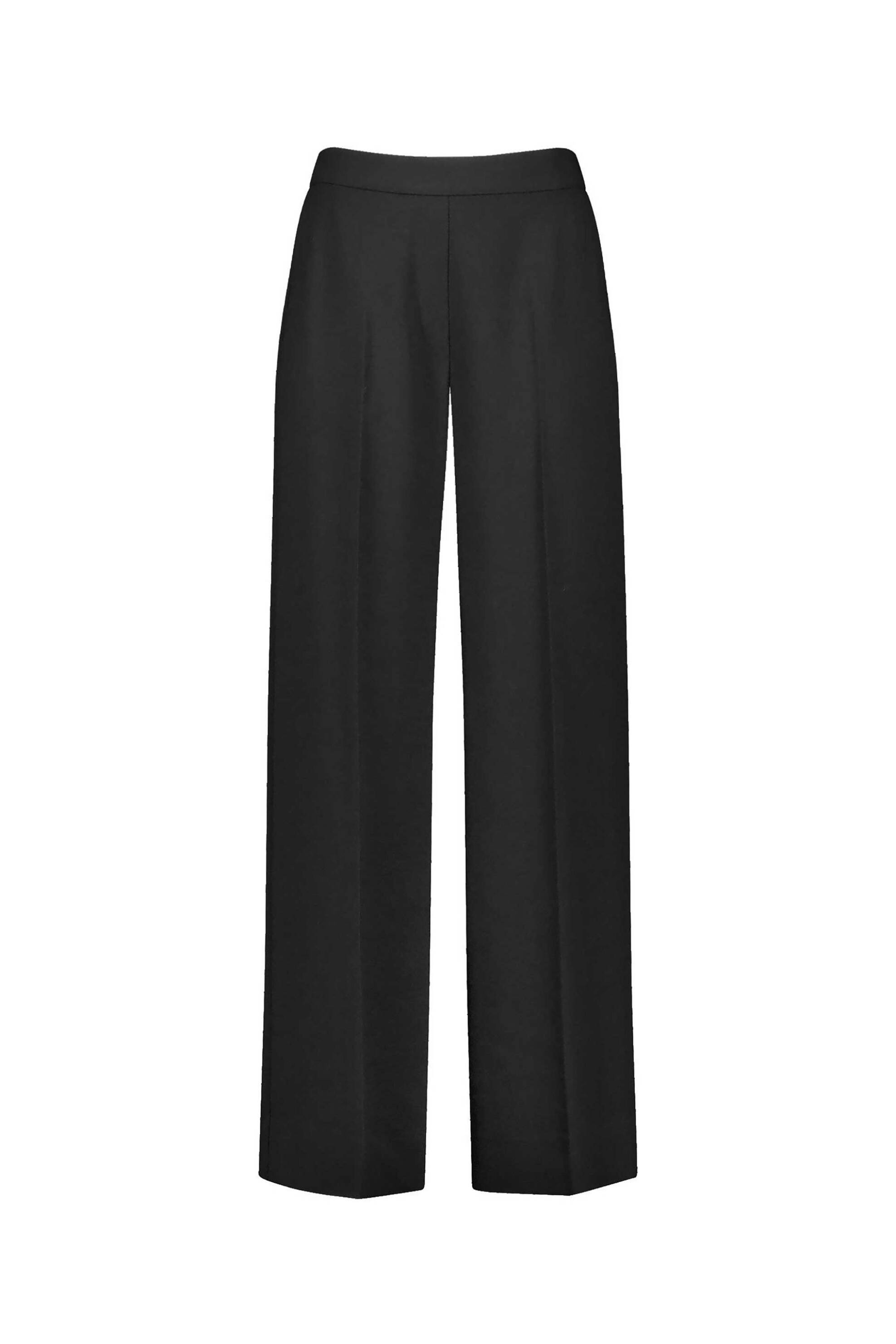 Gerry Weber γυναικείο ψηλόμεσο παντελόνι μονόχρωμο σε ίσια γραμμή - 420036-31235 Μαύρο φωτογραφία
