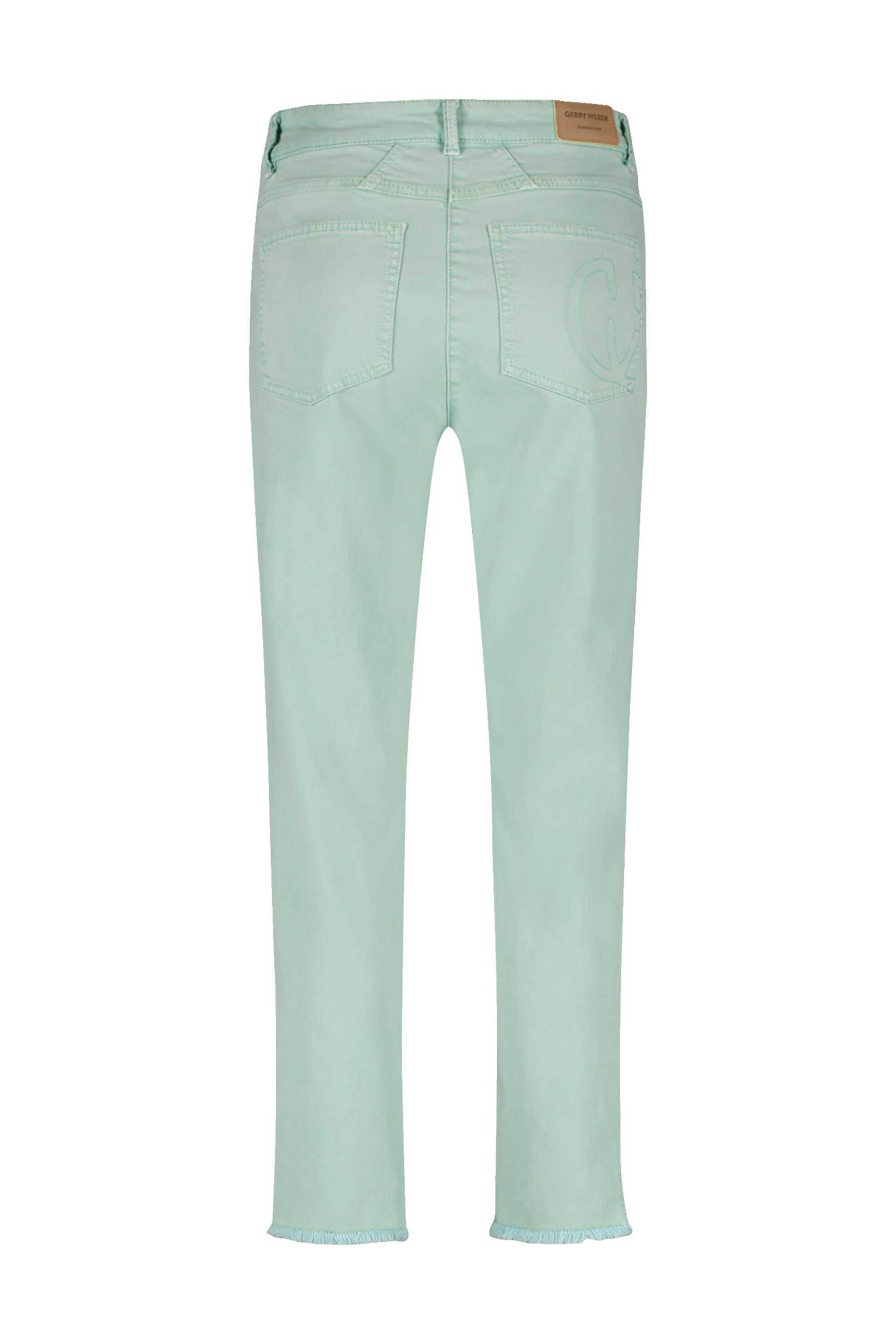 GERRY WEBER Gerry Weber γυναικείο παντελόνι cropped - 520029-31634 Γαλάζιο - 2