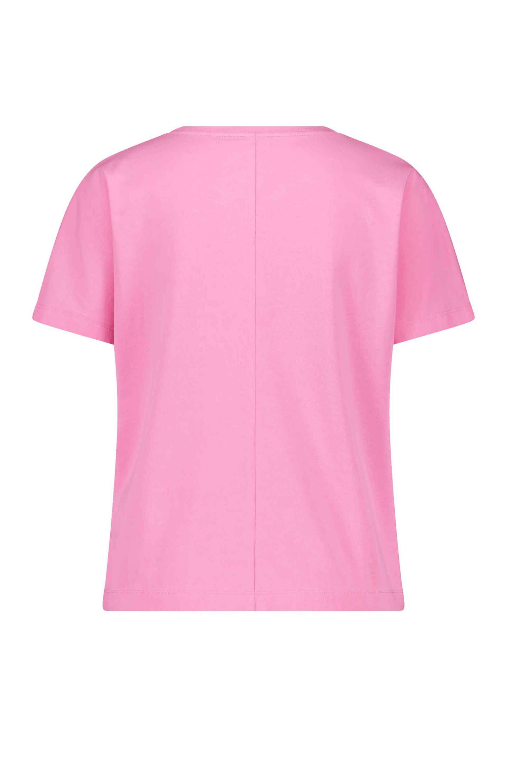 GERRY WEBER Gerry Weber γυναικείο T-shirt με μετελλιζέ τύπωμα - 570296-35010 Ροζ - 2