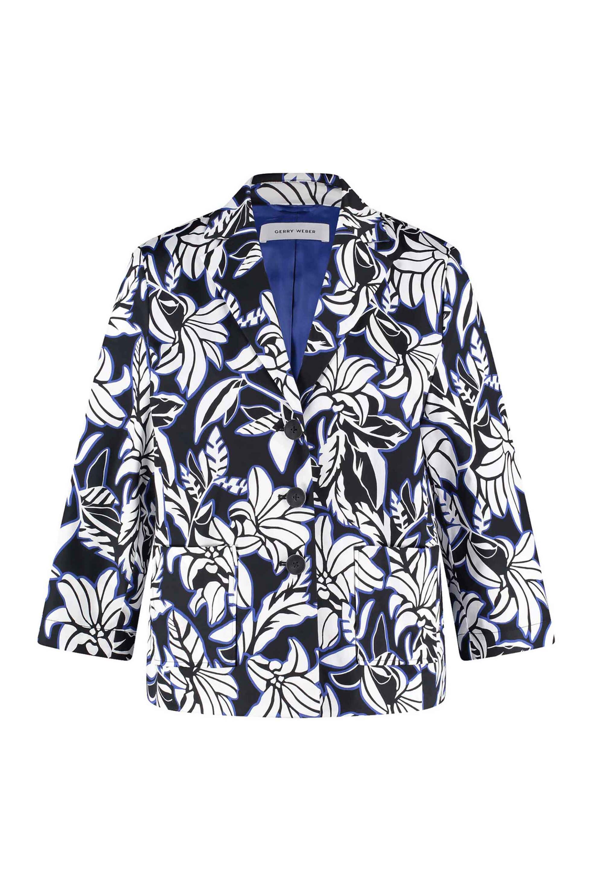 GERRY WEBER Gerry Weber γυναικείo σακάκι με μανίκια 3/4 - 530036-31245 Μαύρο