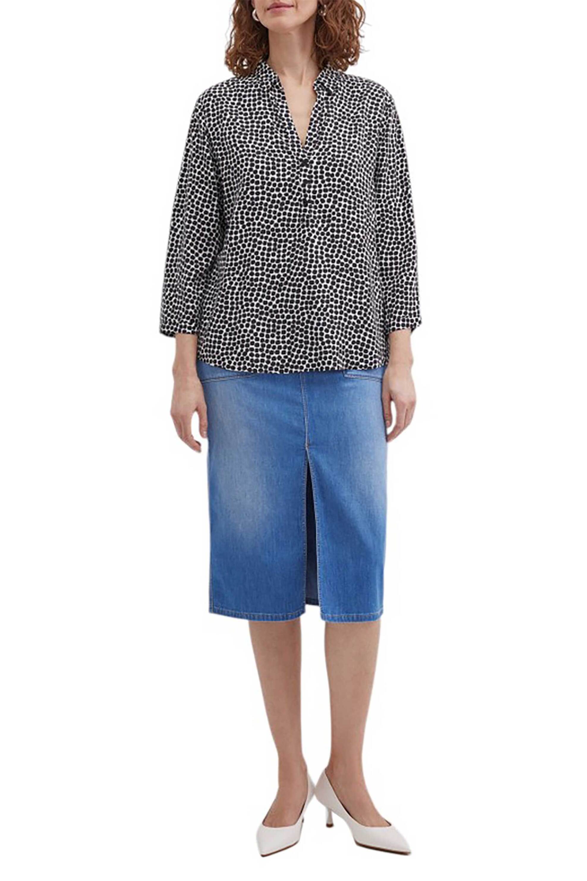 Gerry Weber γυναικεία midi φούστα - 510107-66833 Μπλε