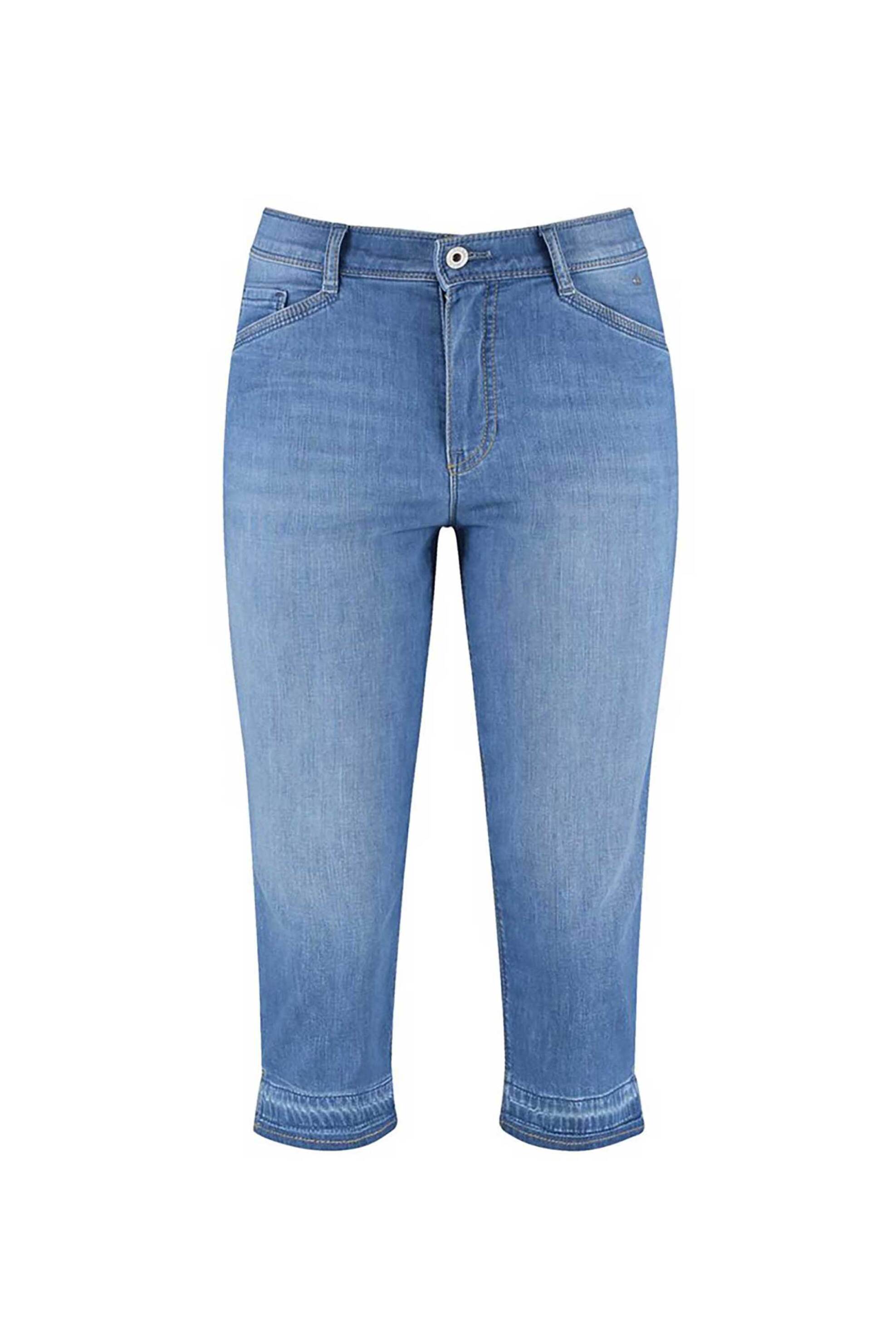 GERRY WEBER Gerry Weber γυναικείο τζιν παντελόνι κάπρι - 520267-66833 Μπλε
