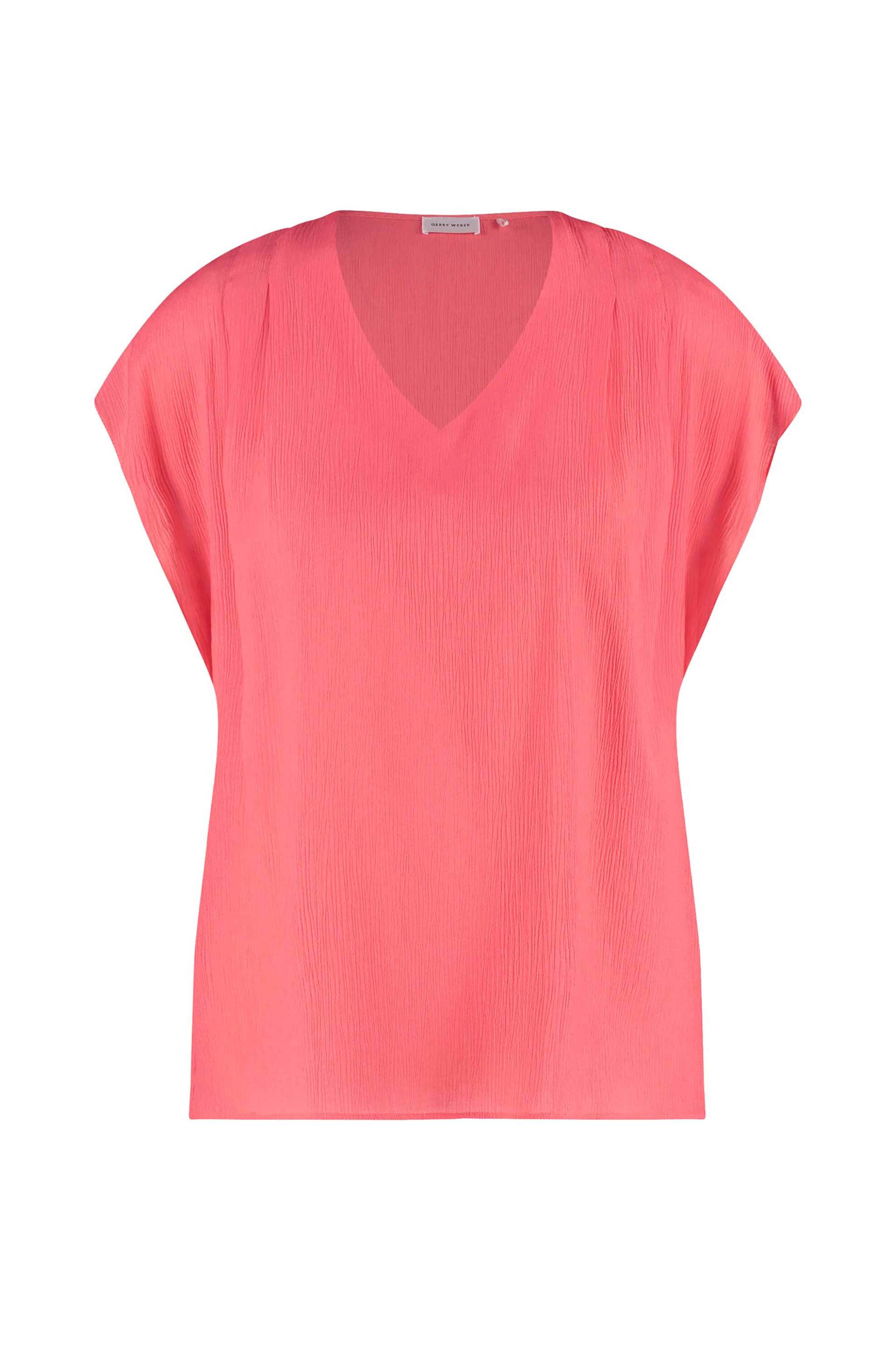Gerry Weber γυναικεία μπλούζα structured με V - 560102-31489 Κοραλί