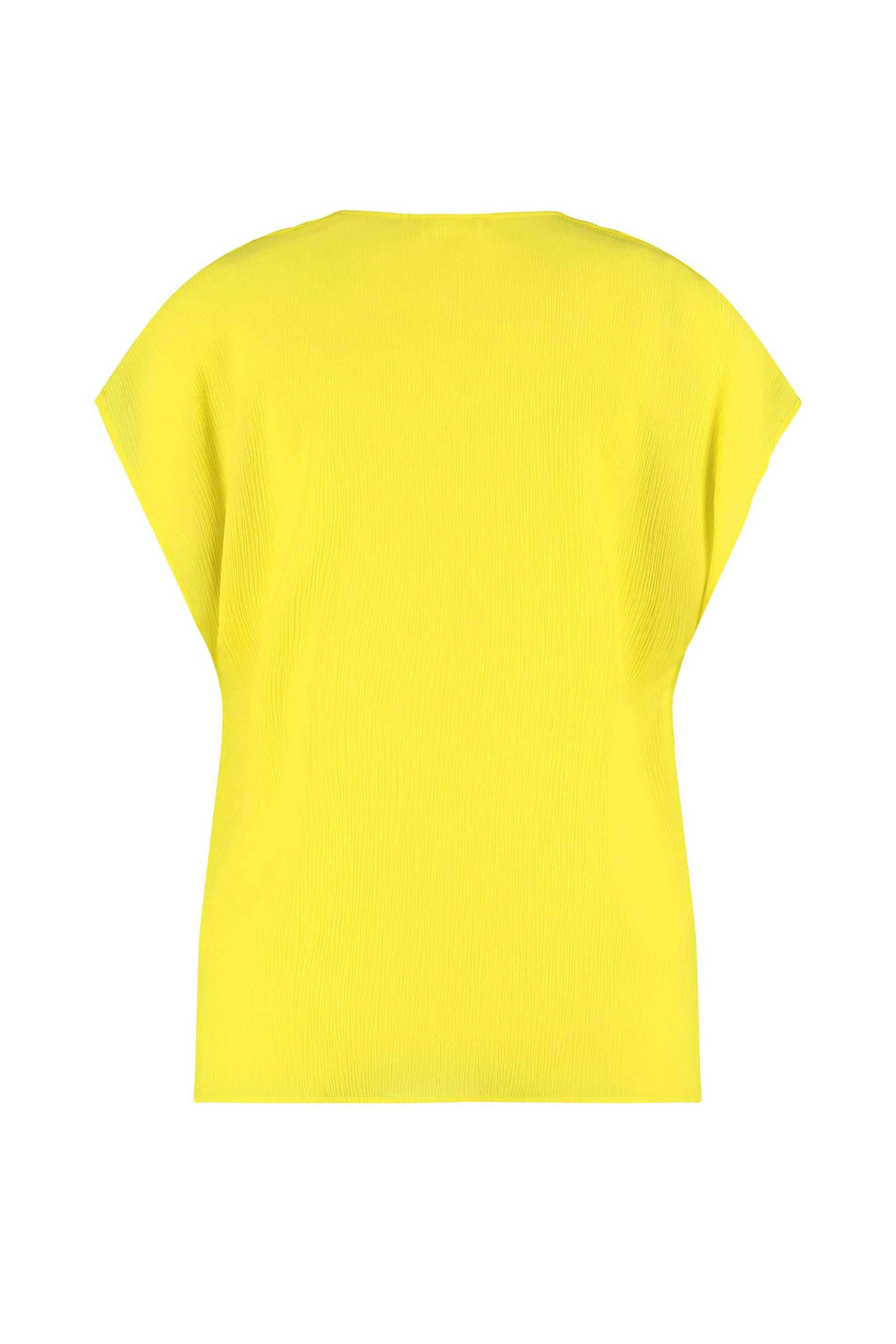 Gerry Weber Γυναικεία Μπλούζα Structured με V - 560102-31489 Κίτρινο