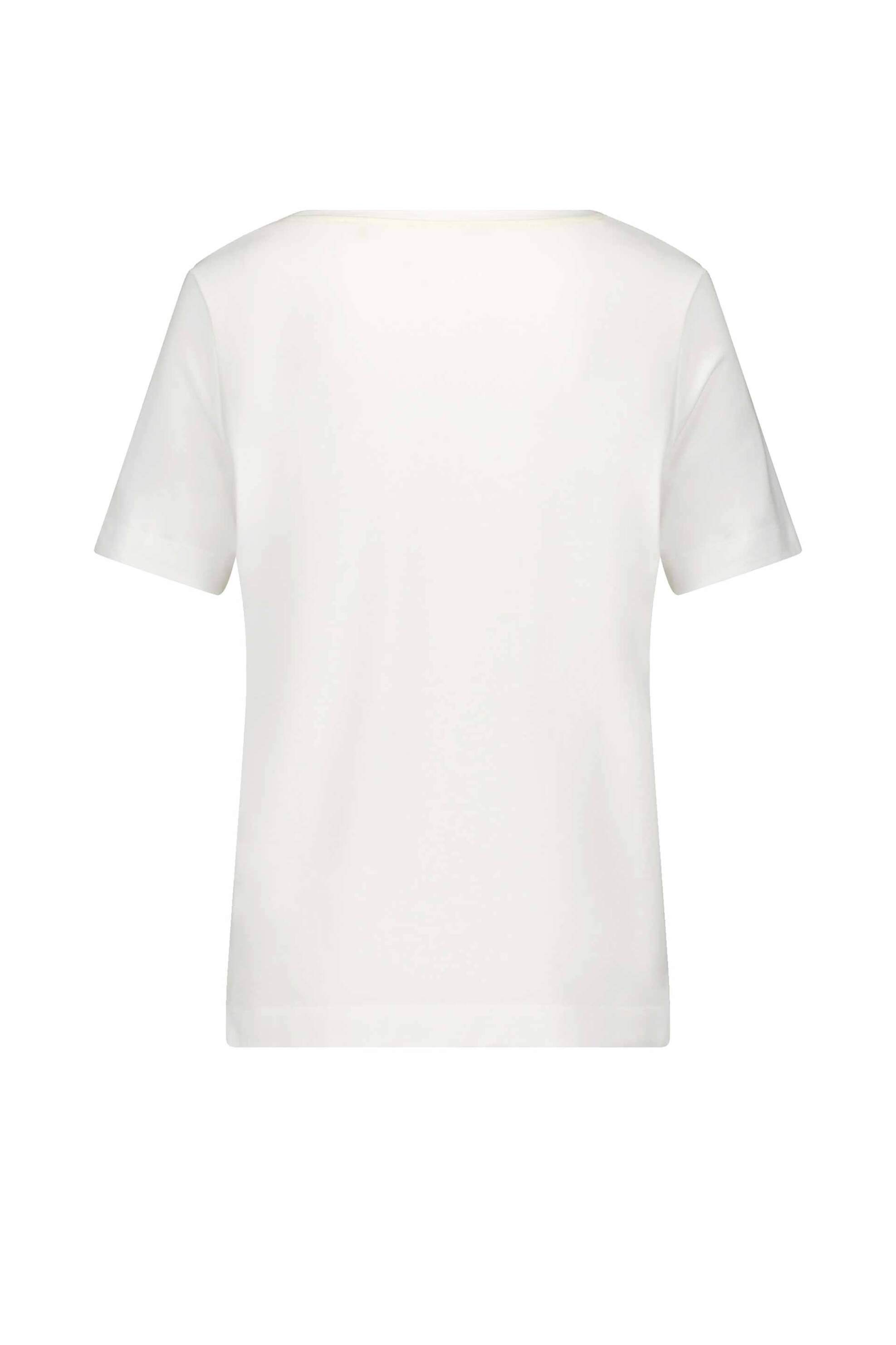 Gerry Weber γυναικείο T-shirt με all-over print - 570371-35003 Λευκό