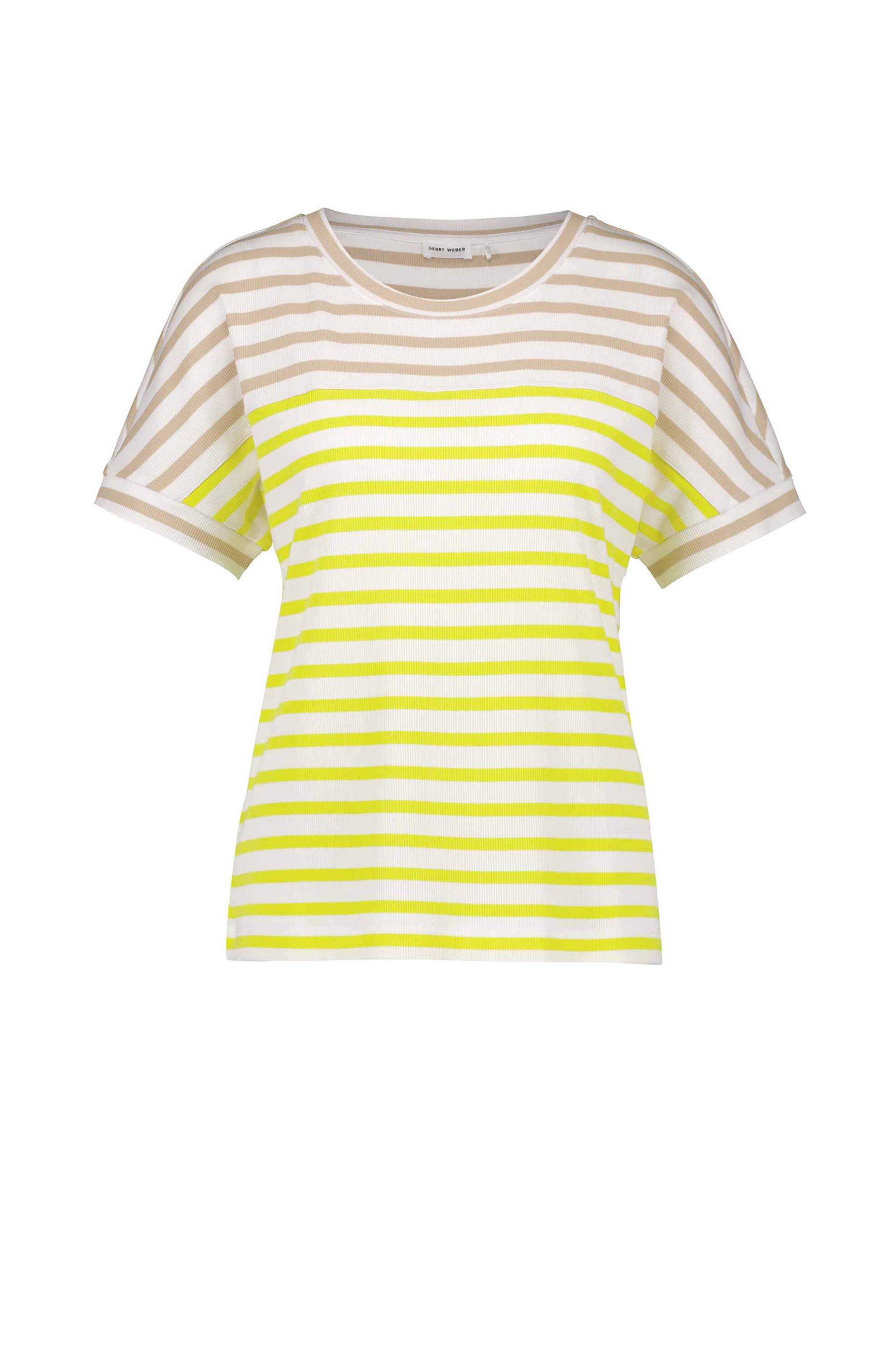 Gerry Weber γυναικείο T-shirt με ριγέ σχέδιο - 570324-35054 Κίτρινο