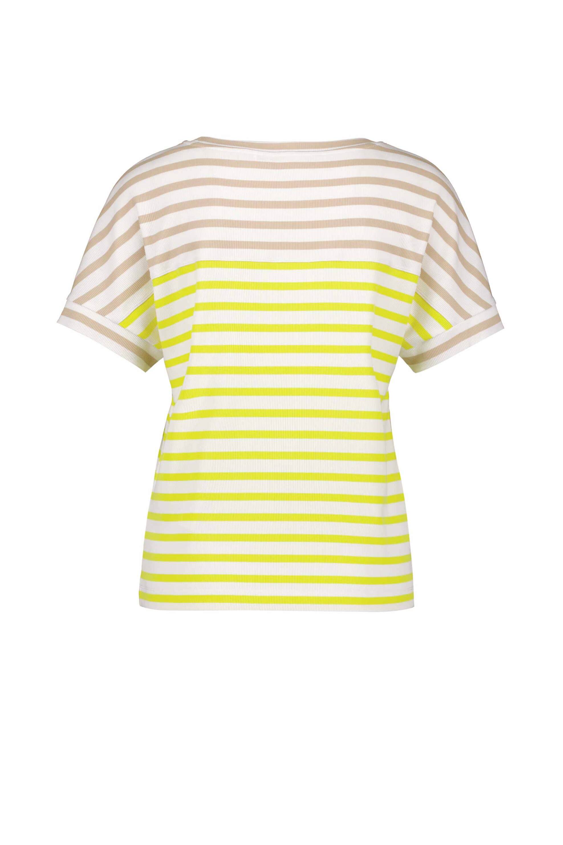 GERRY WEBER Gerry Weber γυναικείο T-shirt με ριγέ σχέδιο - 570324-35054 Κίτρινο - 2