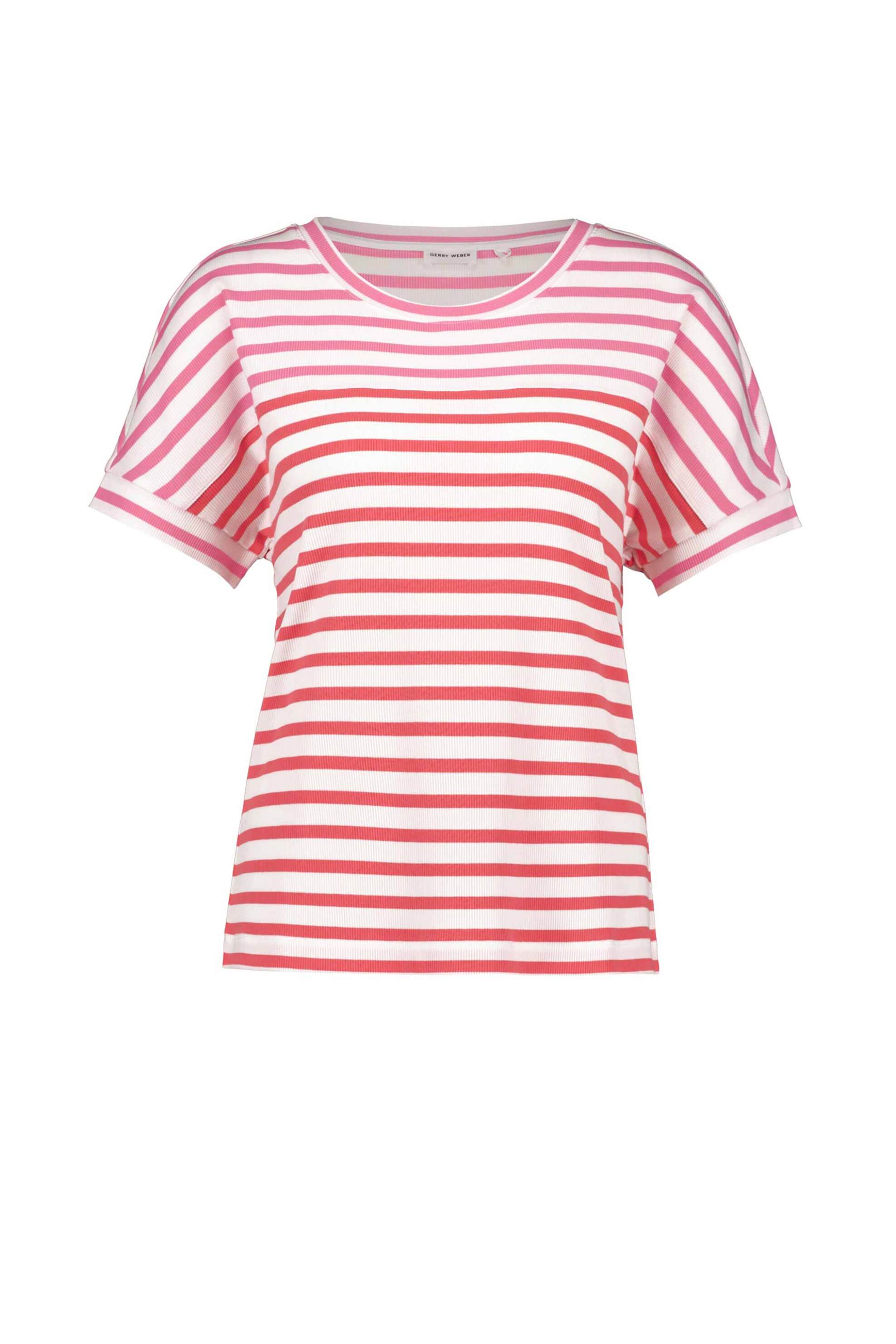 Gerry Weber γυναικείο T-shirt με ριγέ σχέδιο - 570324-35054 Κοραλί