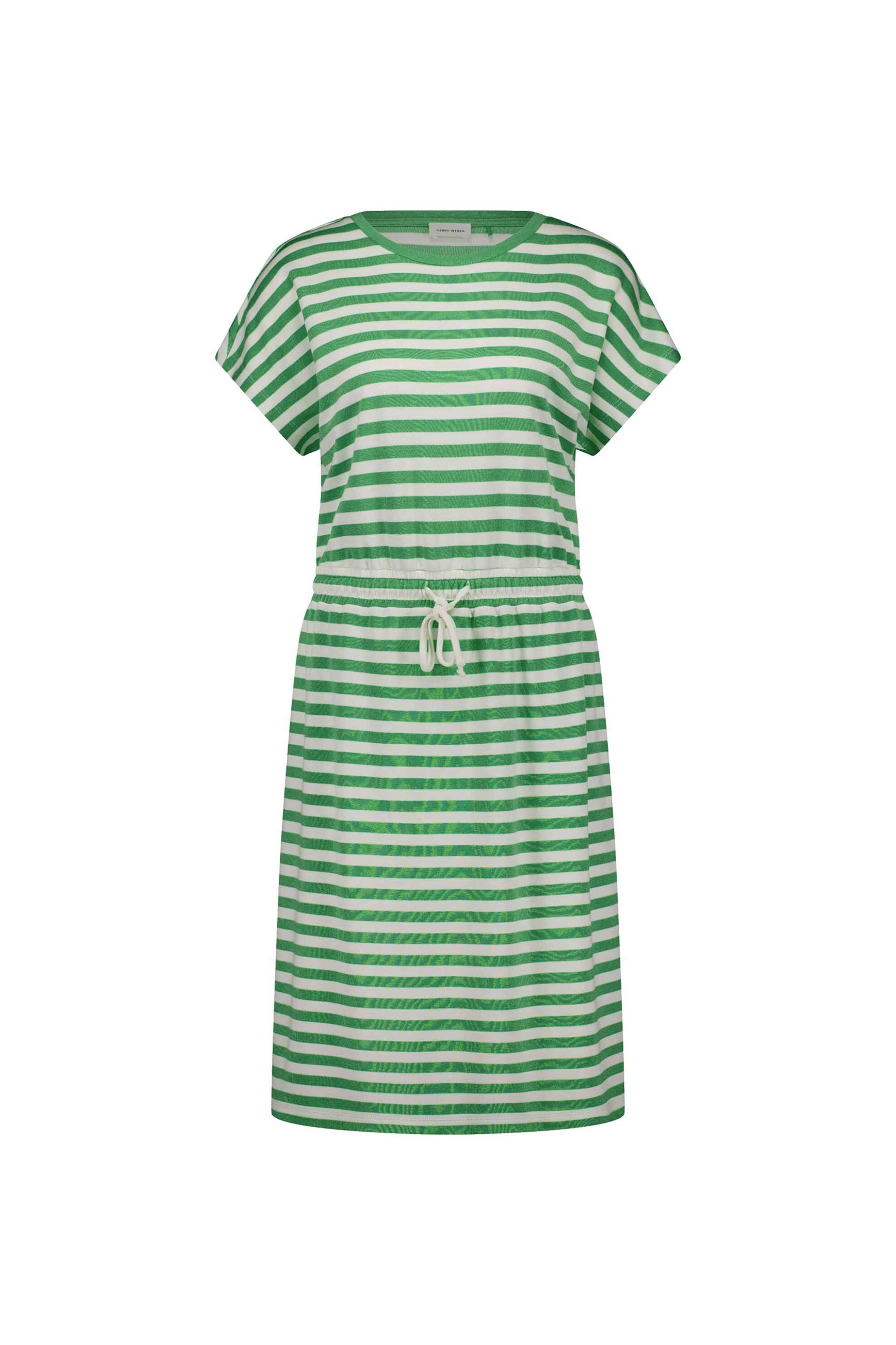 Gerry Weber γυναικείο midi φόρεμα με ριγέ σχέδιο - 580098-35025 Πράσινο