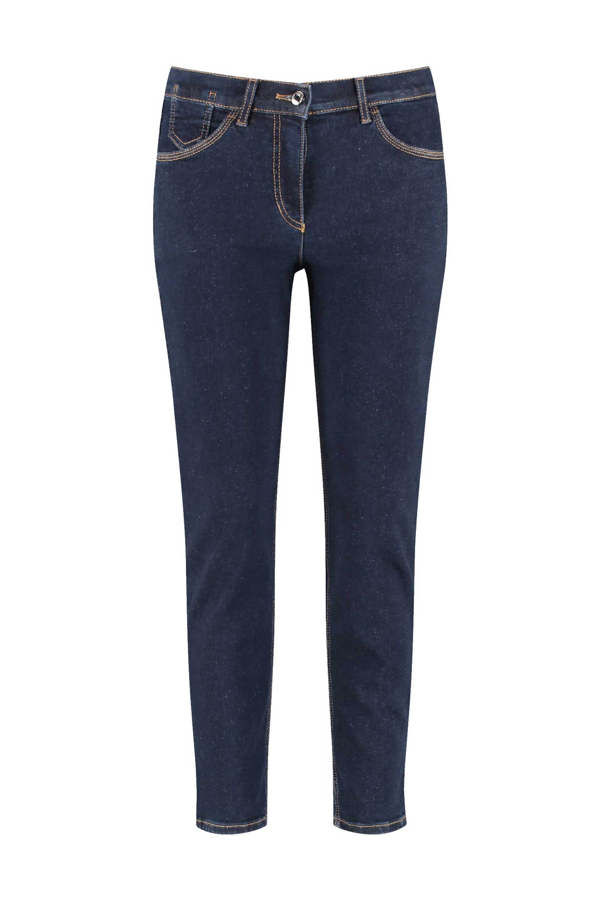 Gerry Weber γυναικείο τζιν παντελόνι Slim Fit cropped - 922005-66869 Denim Blue Σκούρο