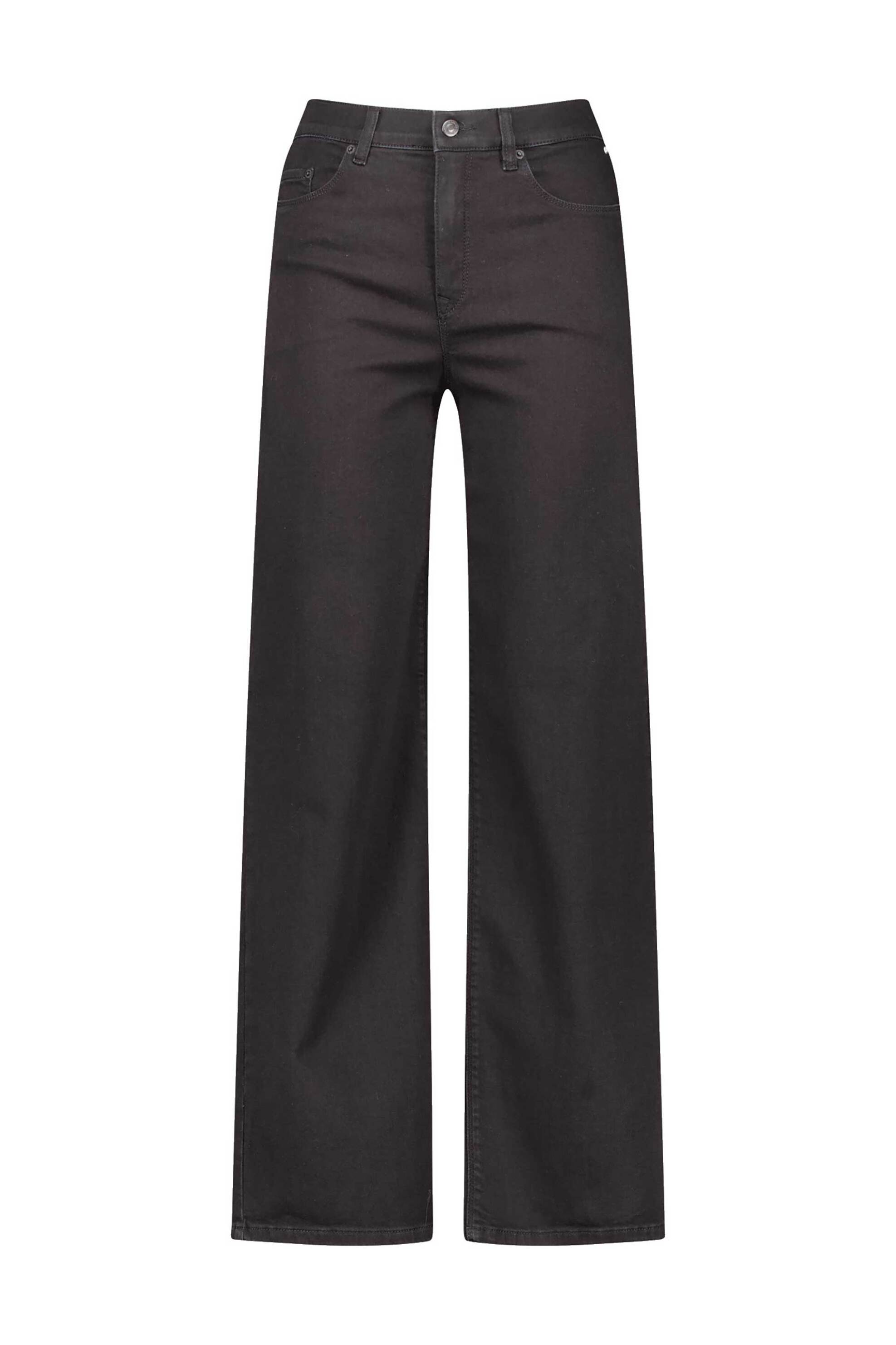 GERRY WEBER Gerry Weber γυναικείο τζιν παντελόνι με logo Wide Leg - 922007-68001 Μαύρο